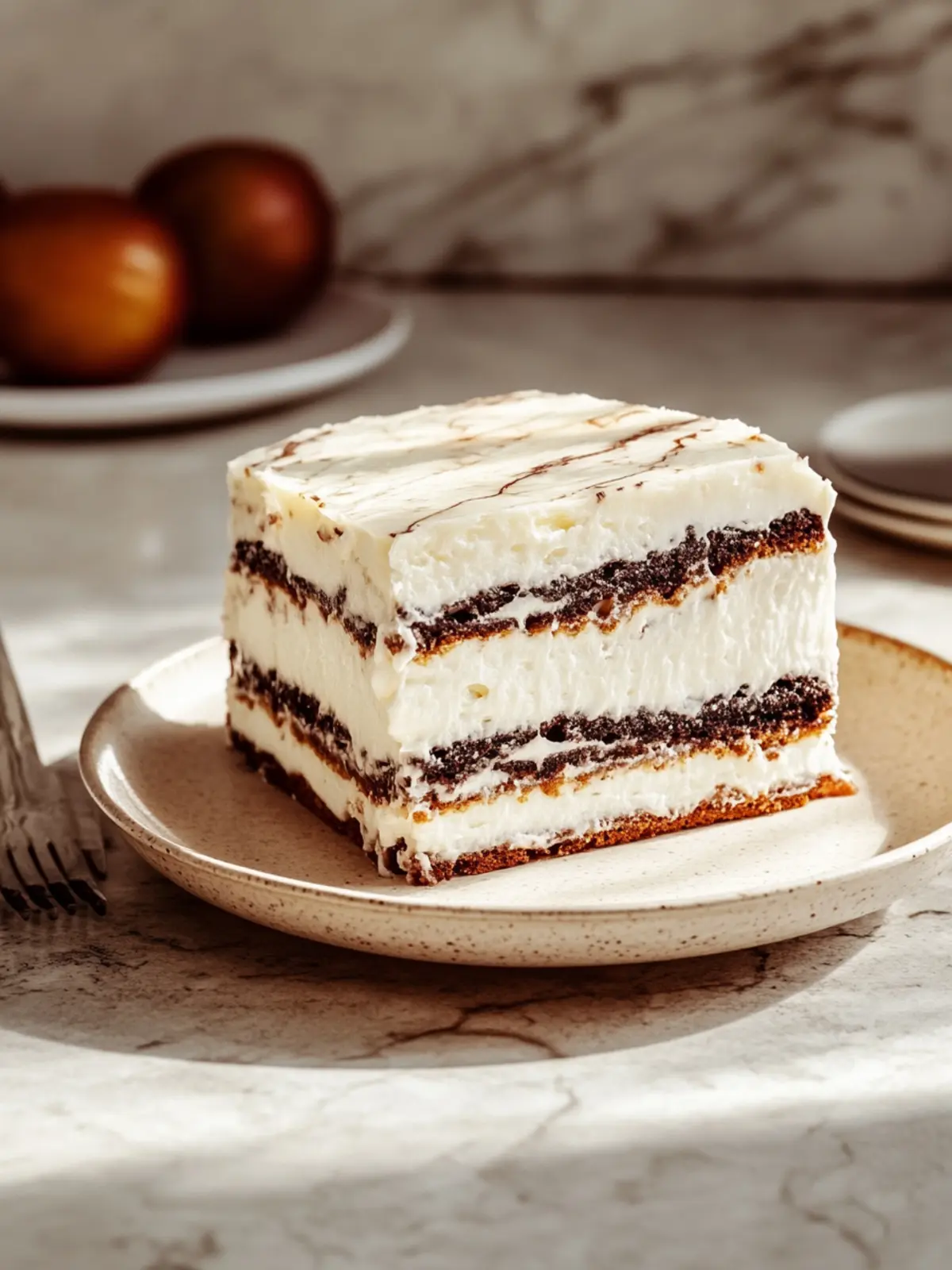 Feuchter Marmor-Layer-Kuchen