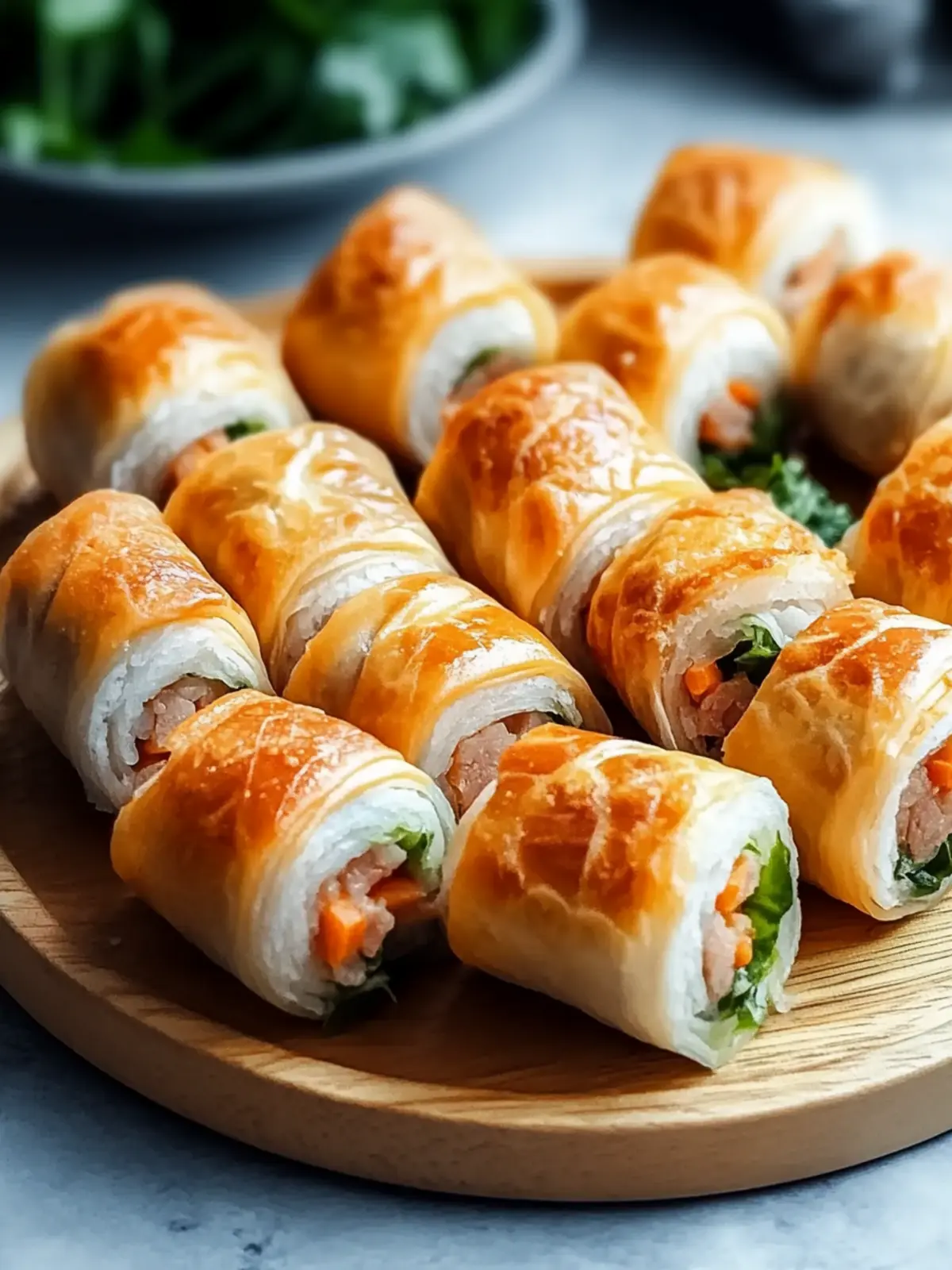 Einfache Wurstrollen