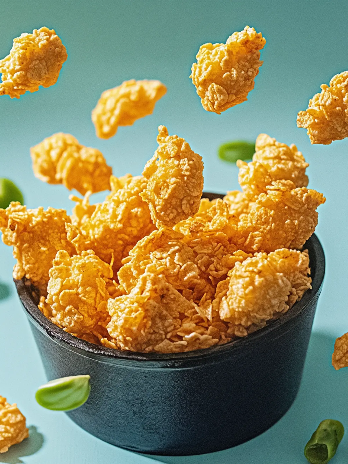 Hähnchen Nuggets mit Cornflakes