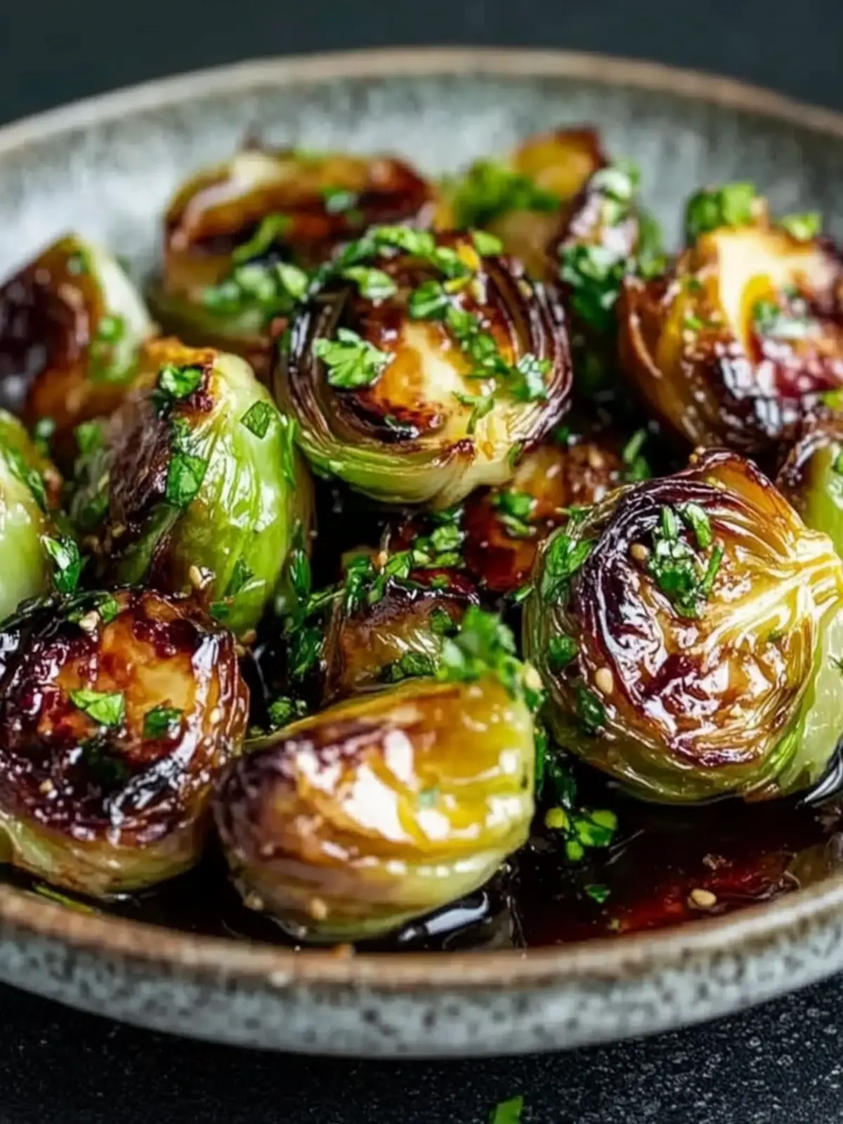 Airfryer Rosenkohl mit Balsamico