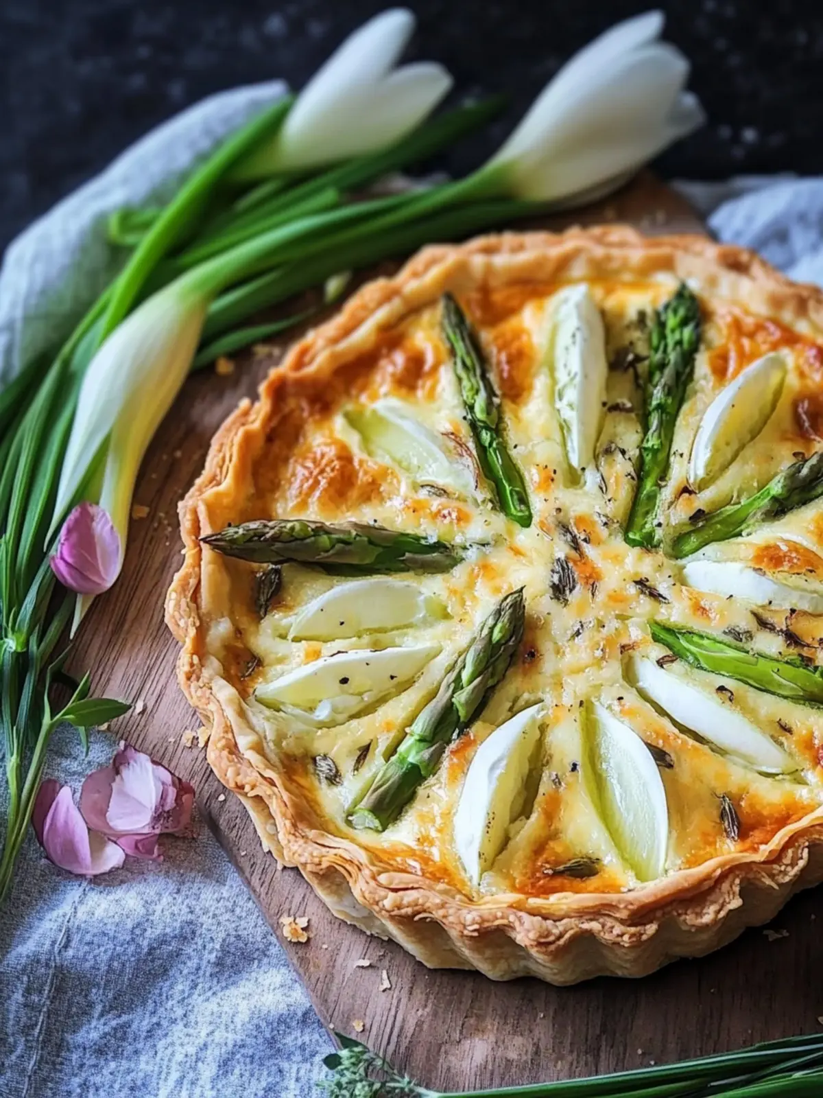 Spargel-Quiche