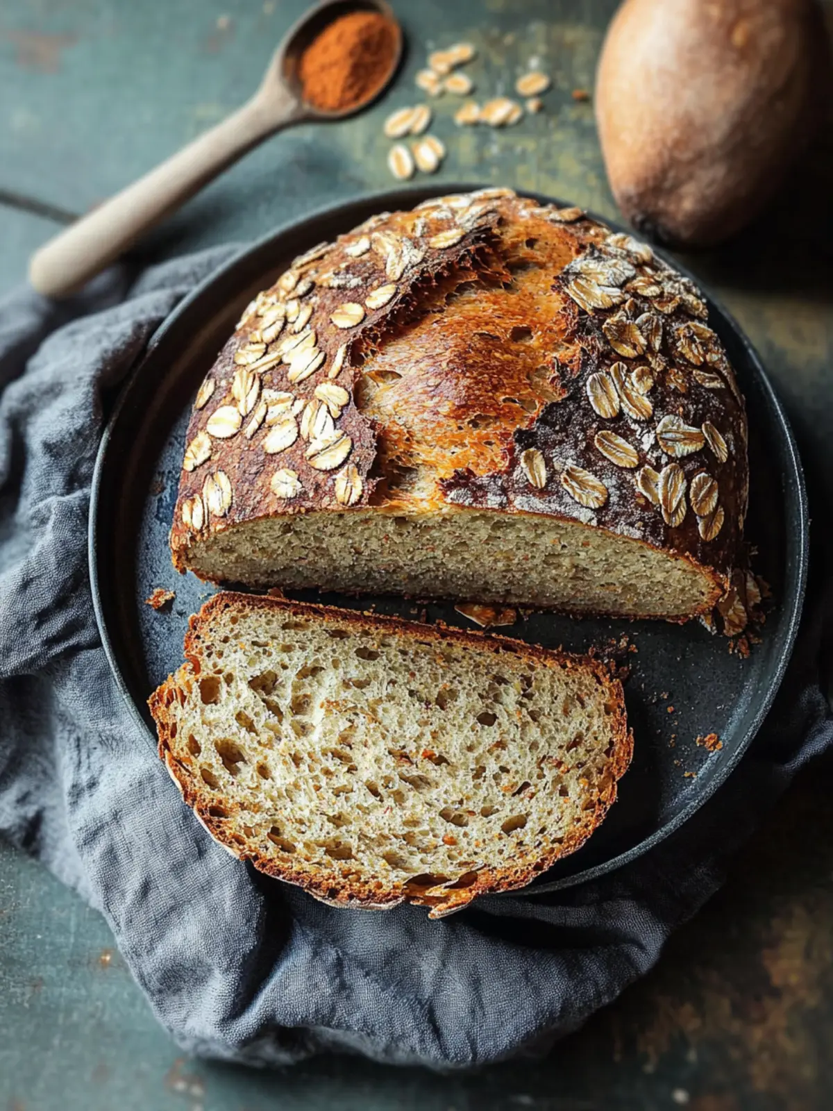 Dinkeljoghurtbrot mit Karotten