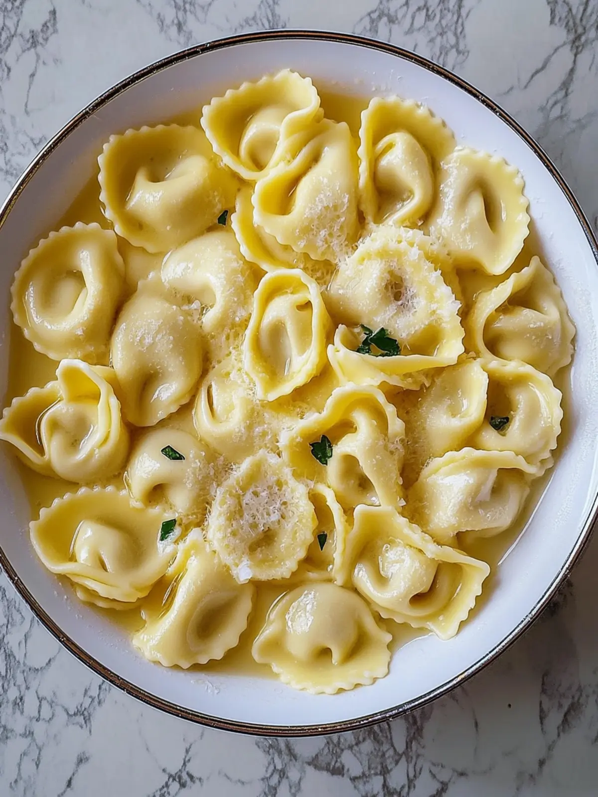 Cremige Asiago Käse Tortellini