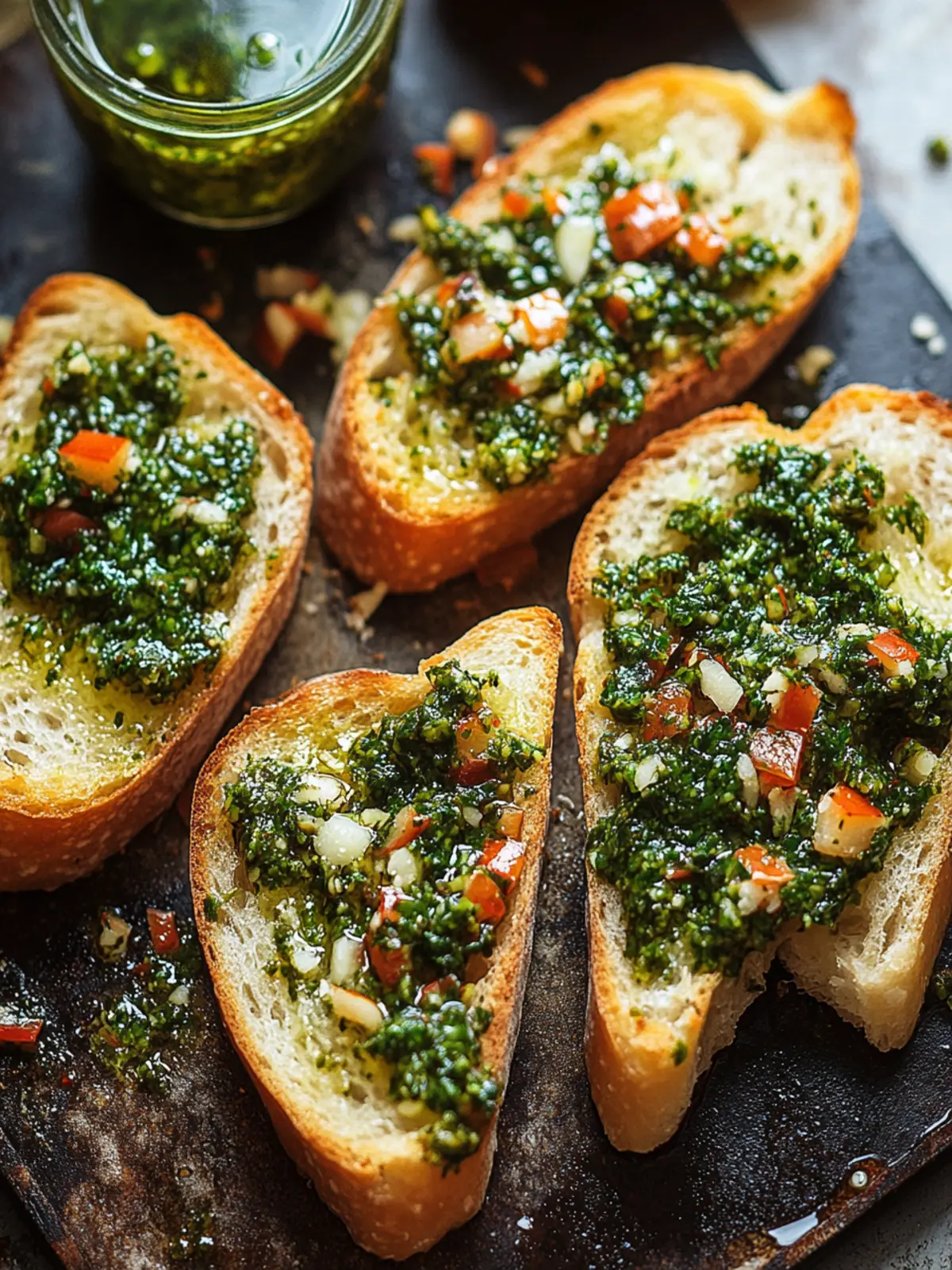 Chimichurri Knoblauchbrot