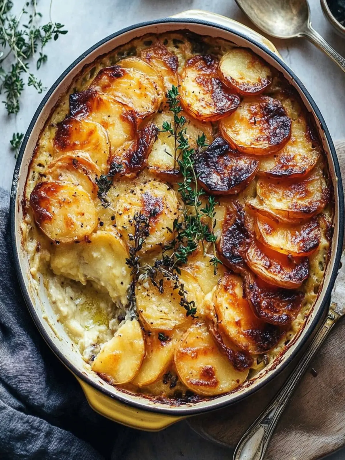 Käse Wurzelgemüse Gratin