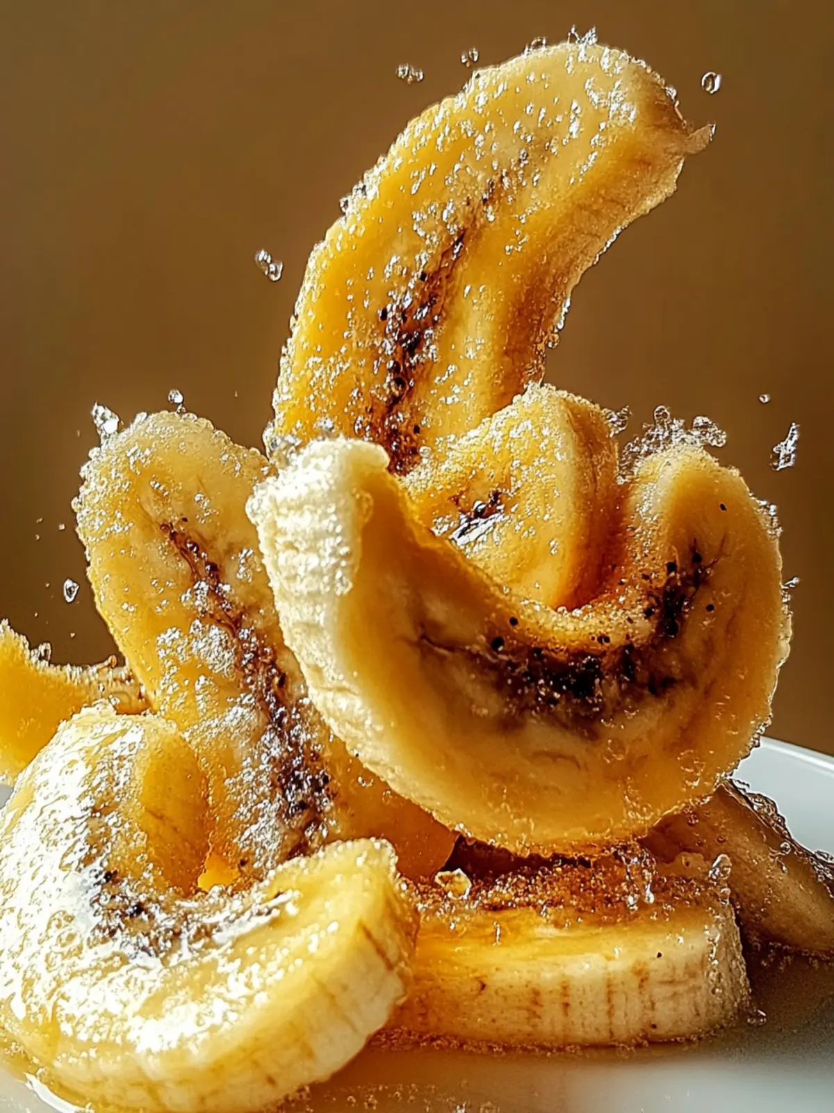 Luftgebackene Bananen