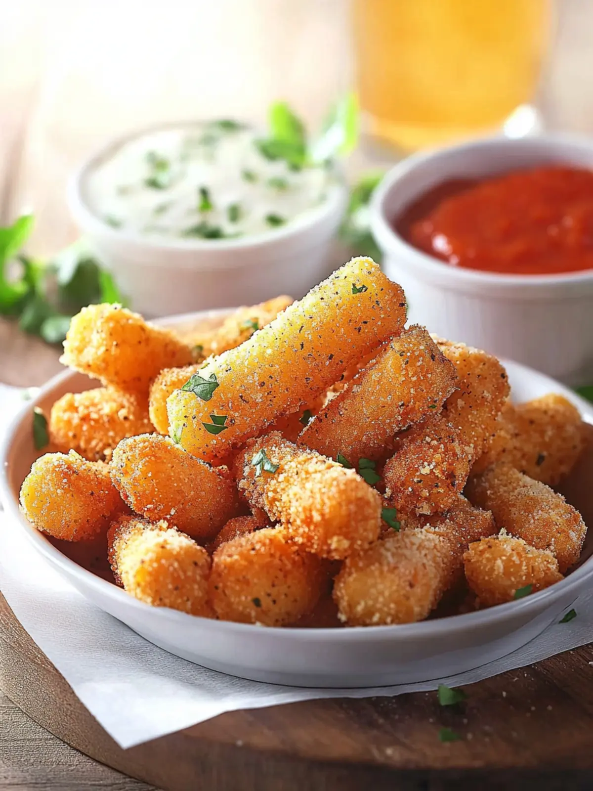 Olive Garden Luftfritteuse Gefüllte Ziti Fritta Nachahmung