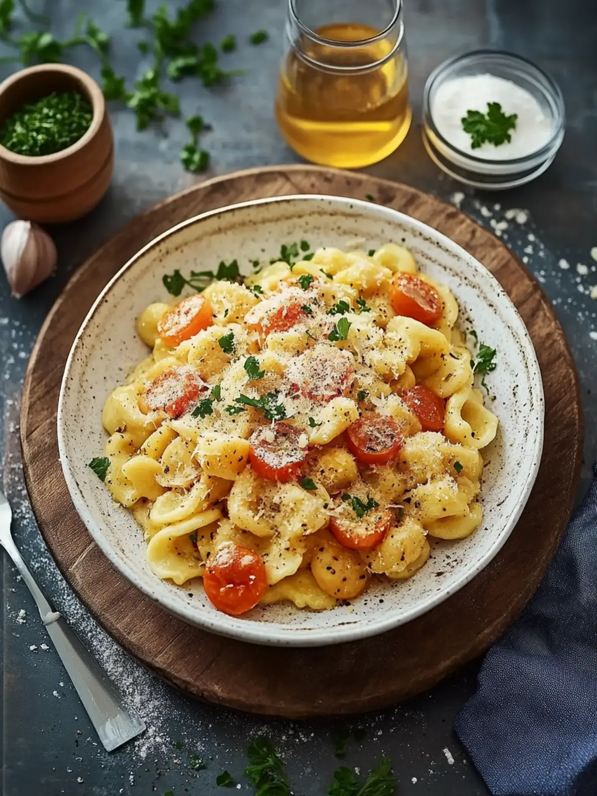 Buttrige hausgemachte deutsche Spätzle