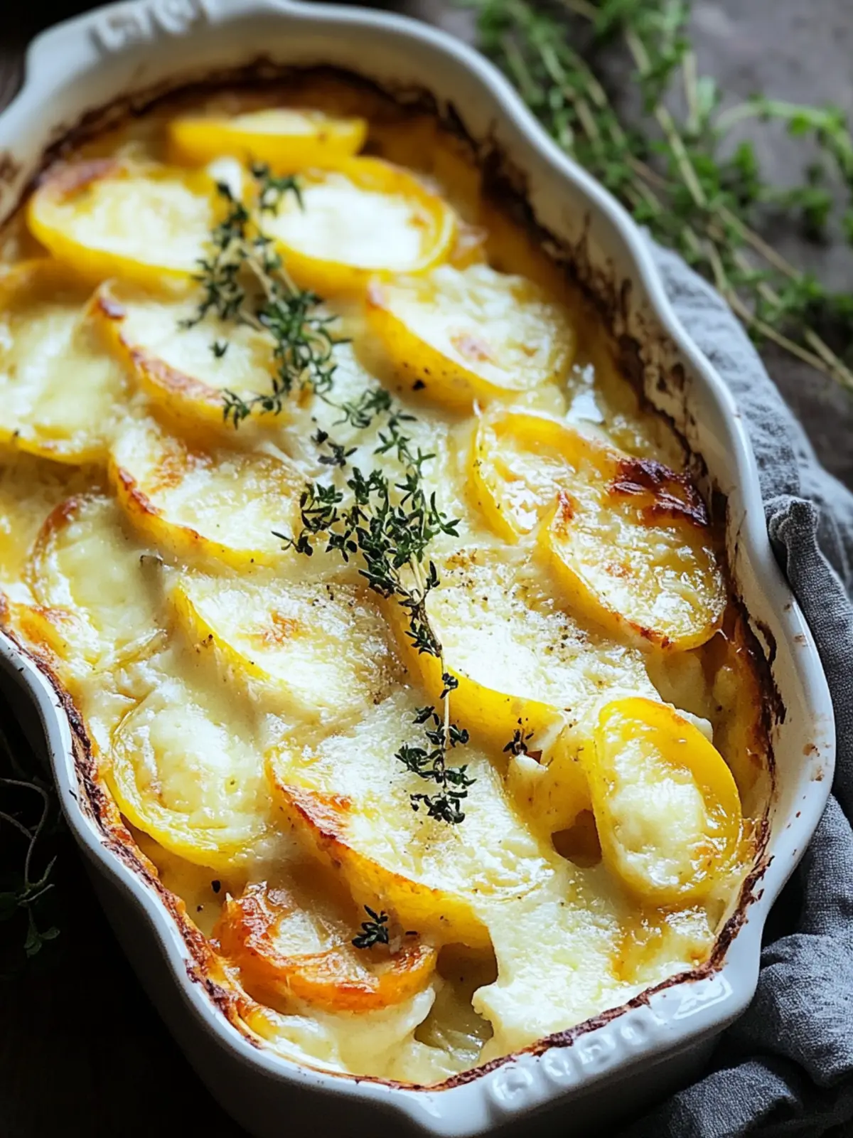 Käsige Wurzelgemüse-Gratin