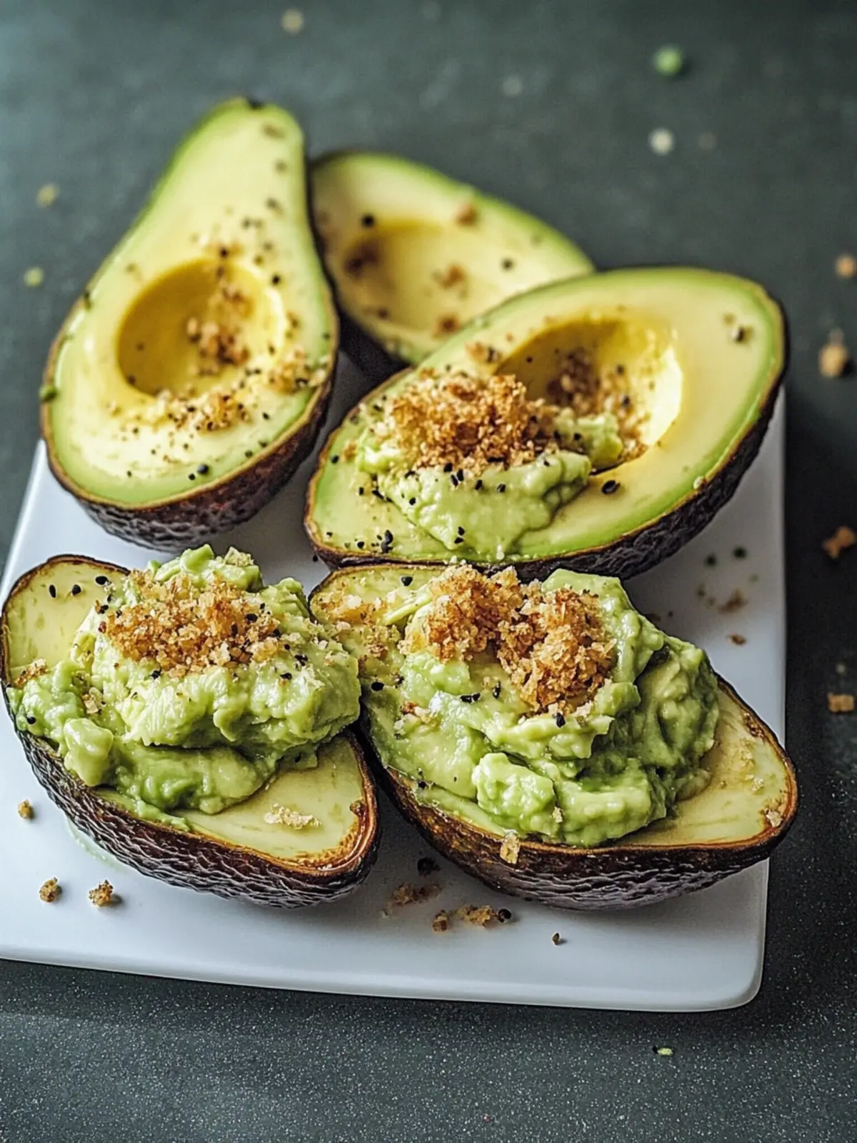 Backkartoffeln mit Avocadodip