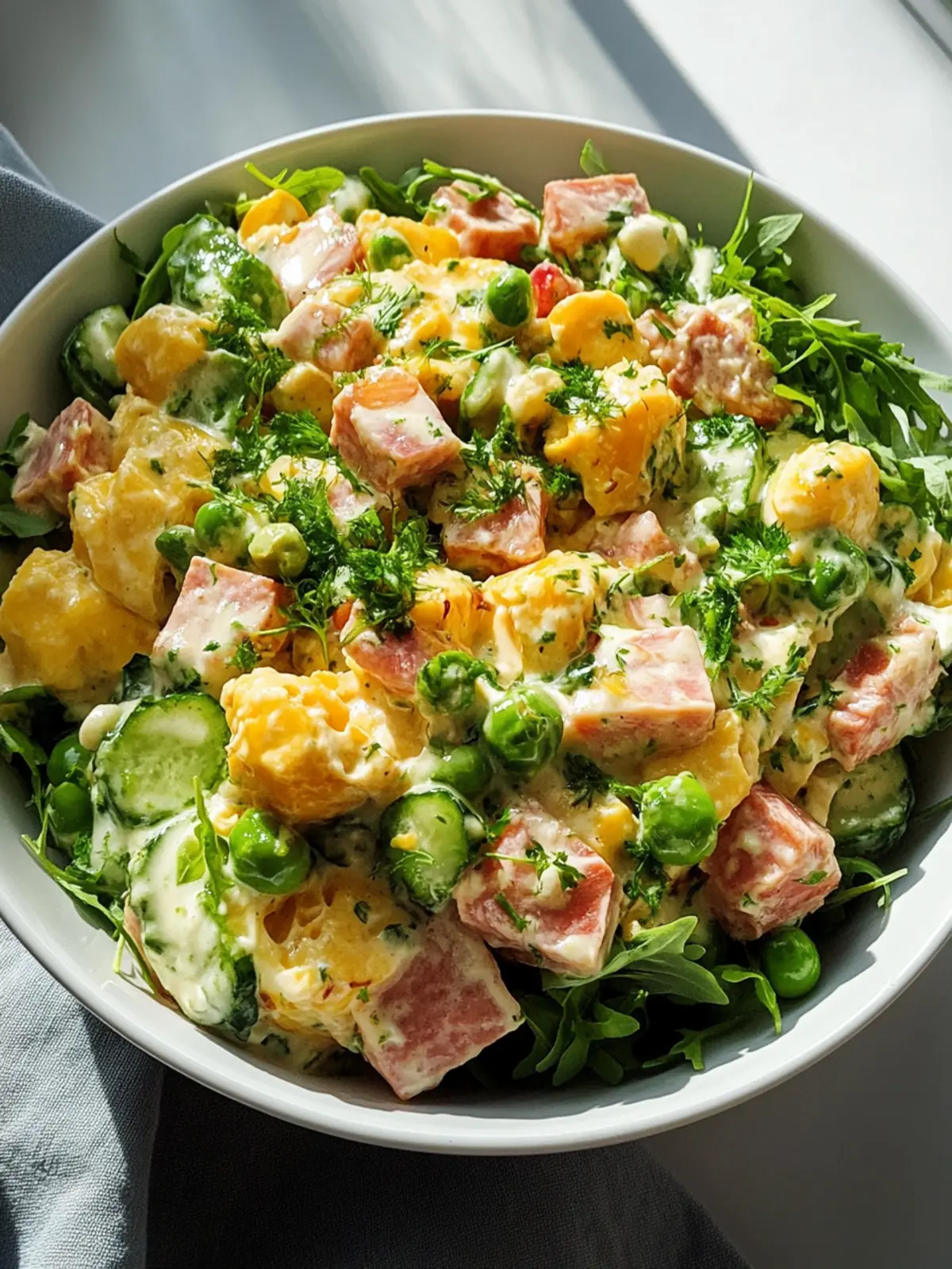 Hausgemachter Fleischsalat