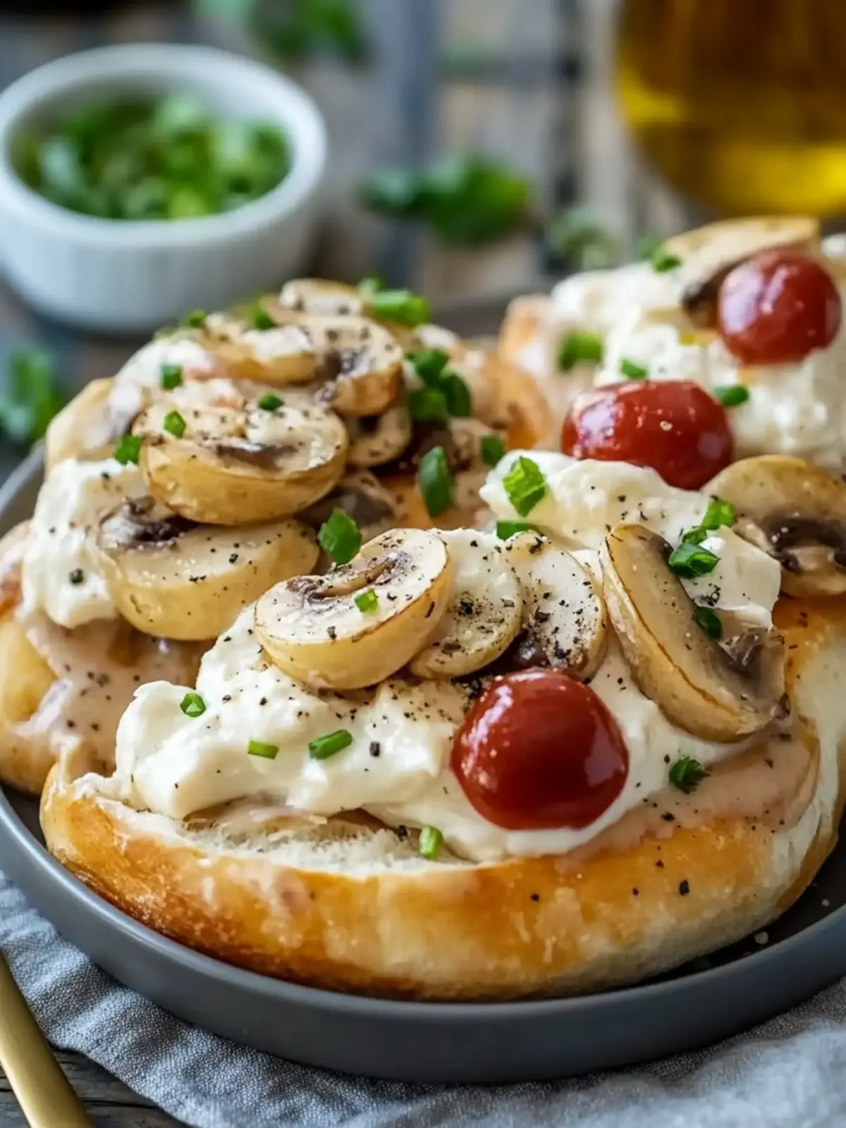 Hähnchenbrust mit Pilzen und Sahnesoße