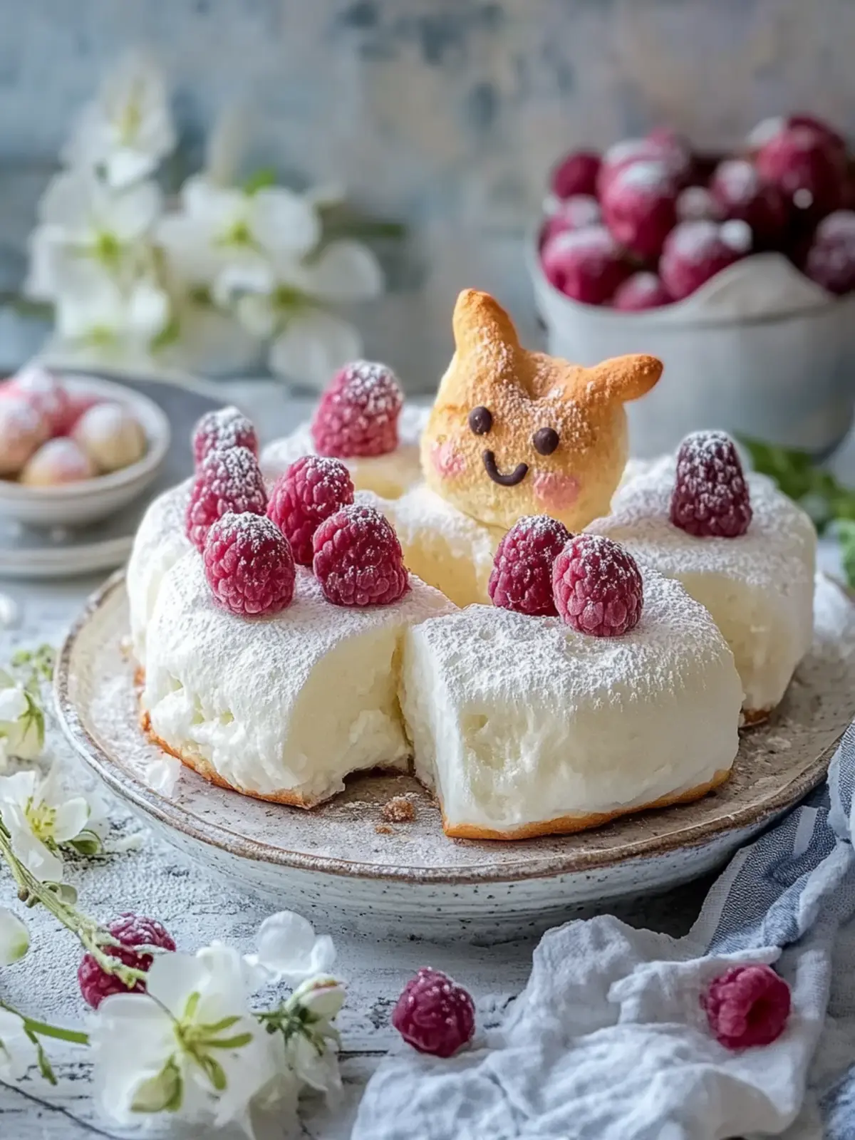Flauschige Quarkkaninchen