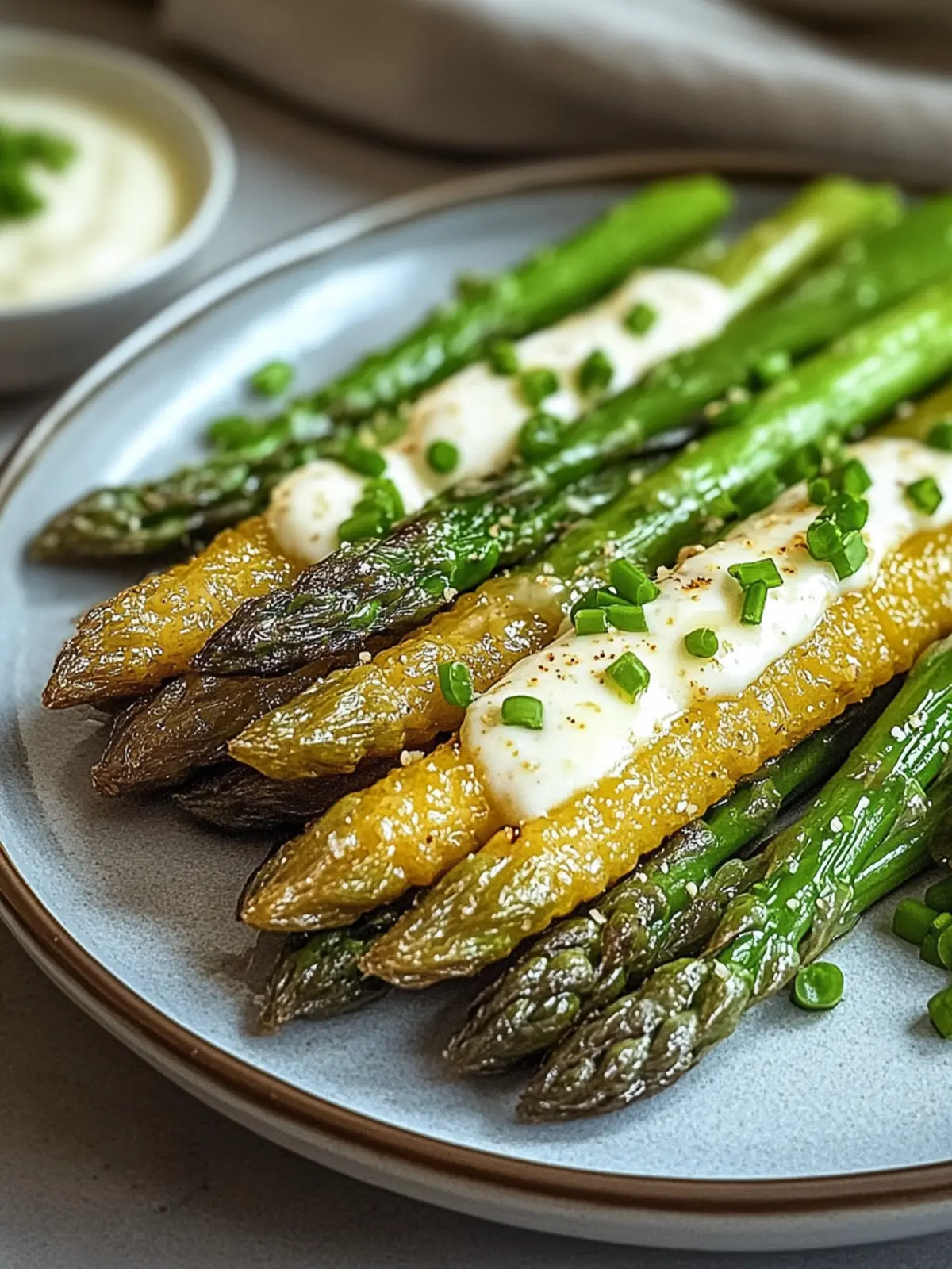 Knuspriger Spargel im Airfryer