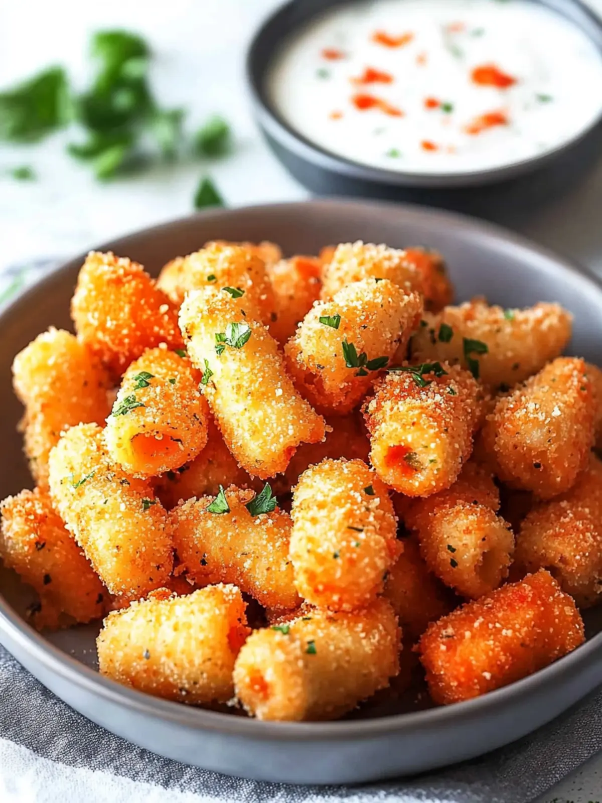 Olive Garden Luftfritteuse Gefüllte Ziti Fritta Nachahmung