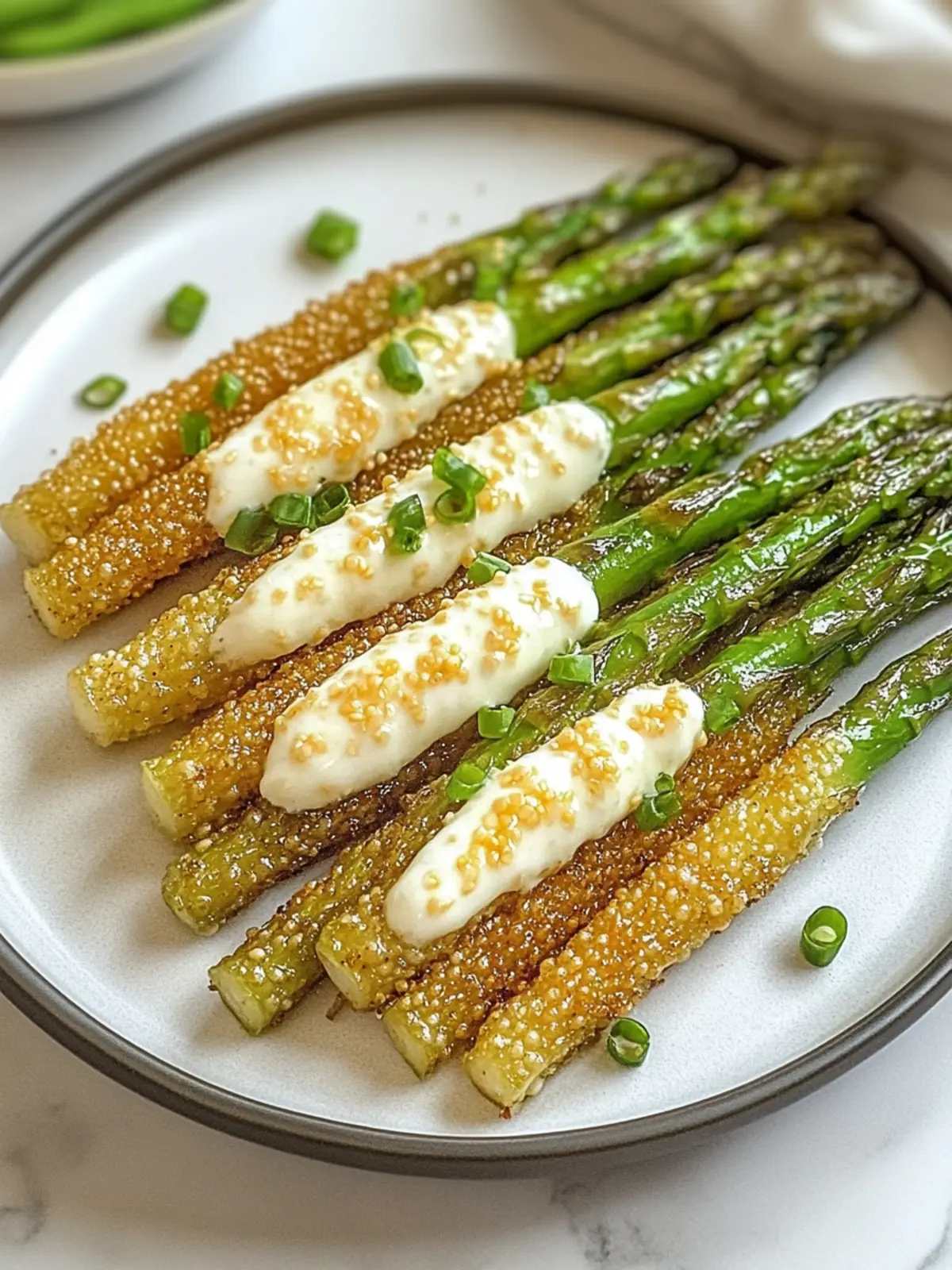 Knuspriger Spargel im Airfryer