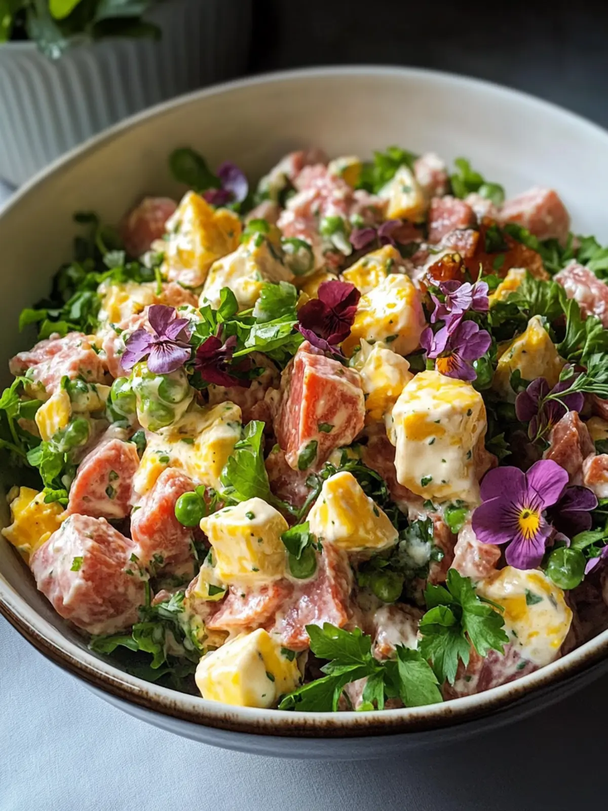 Hausgemachter Fleischsalat