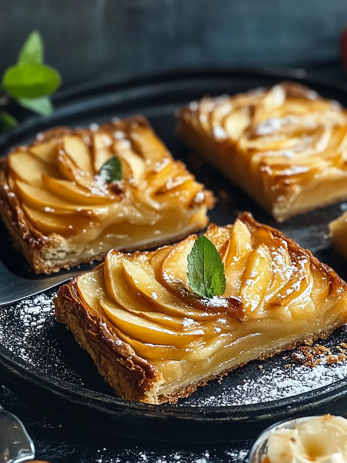 Schnelles Apfelgebäck mit Blätterteig