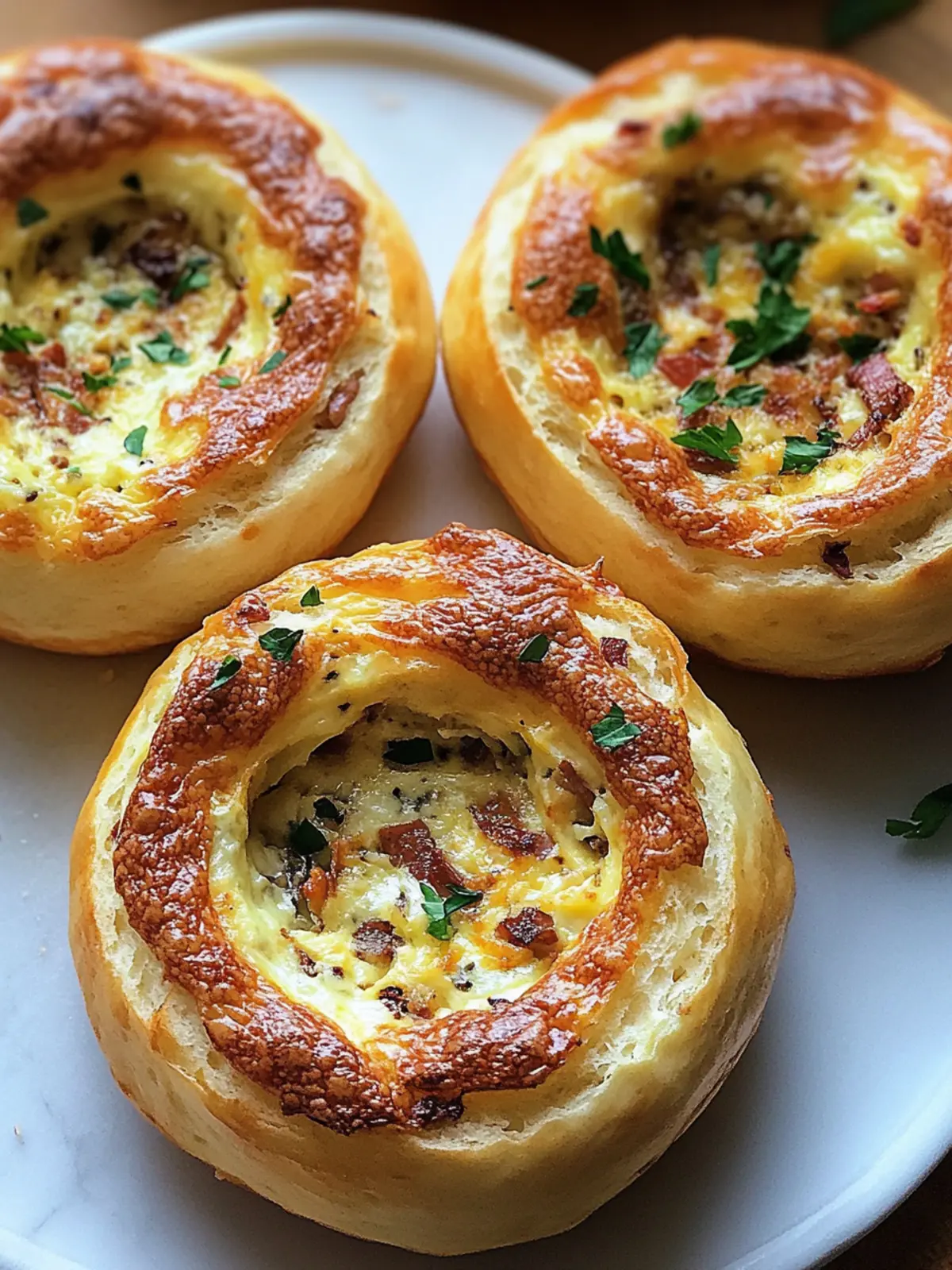 Quiche Gefüllte Bagels