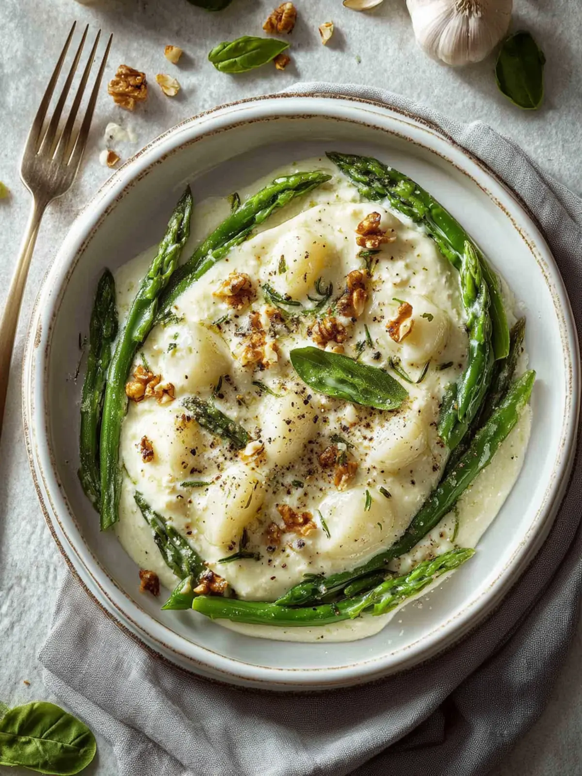 Käseknoblauchgrüne Bohnen