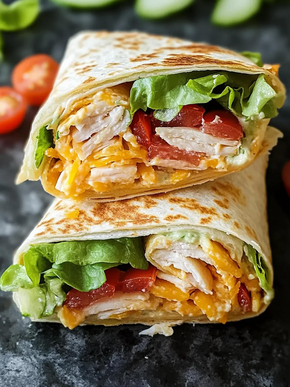 Hähnchen Speck Ranch Crunchwrap