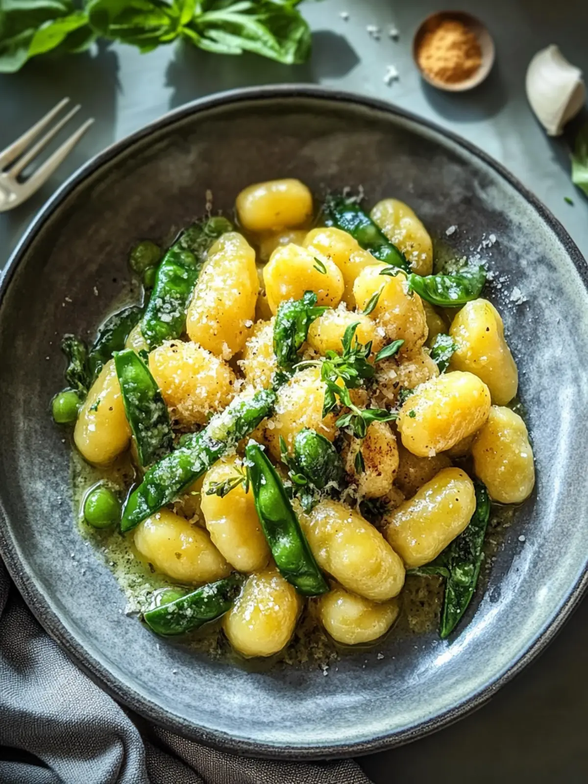 Gnocchi mit grünem Spargel