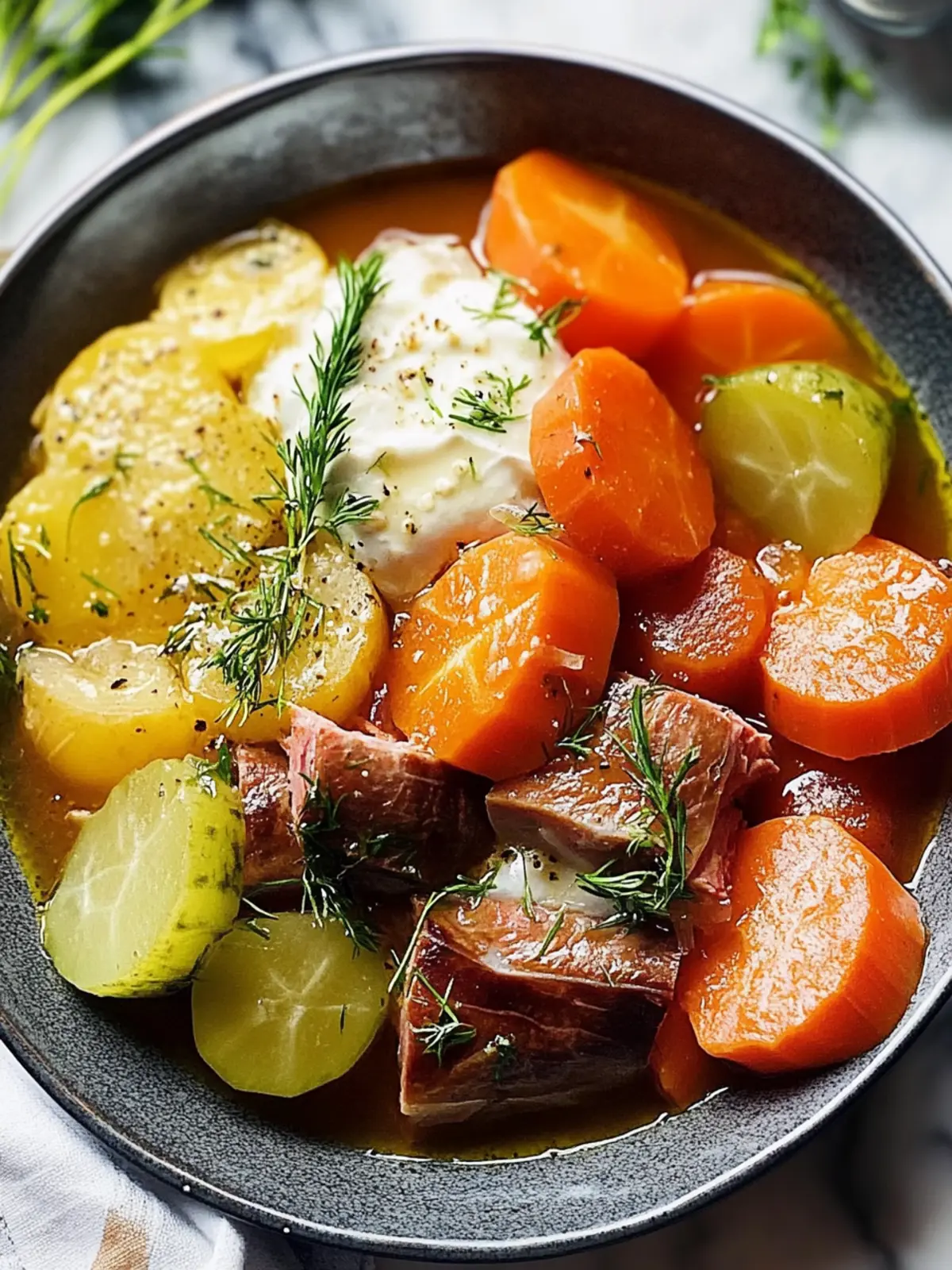 Altmodischer Rindfleischeintopf