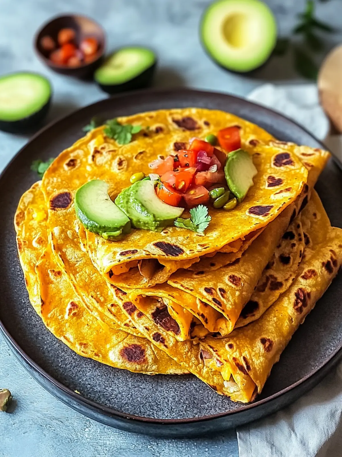 Vegane Süßkartoffel-Tortillas