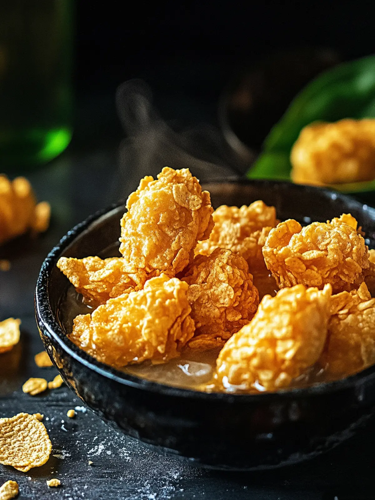 Hähnchen Nuggets mit Cornflakes