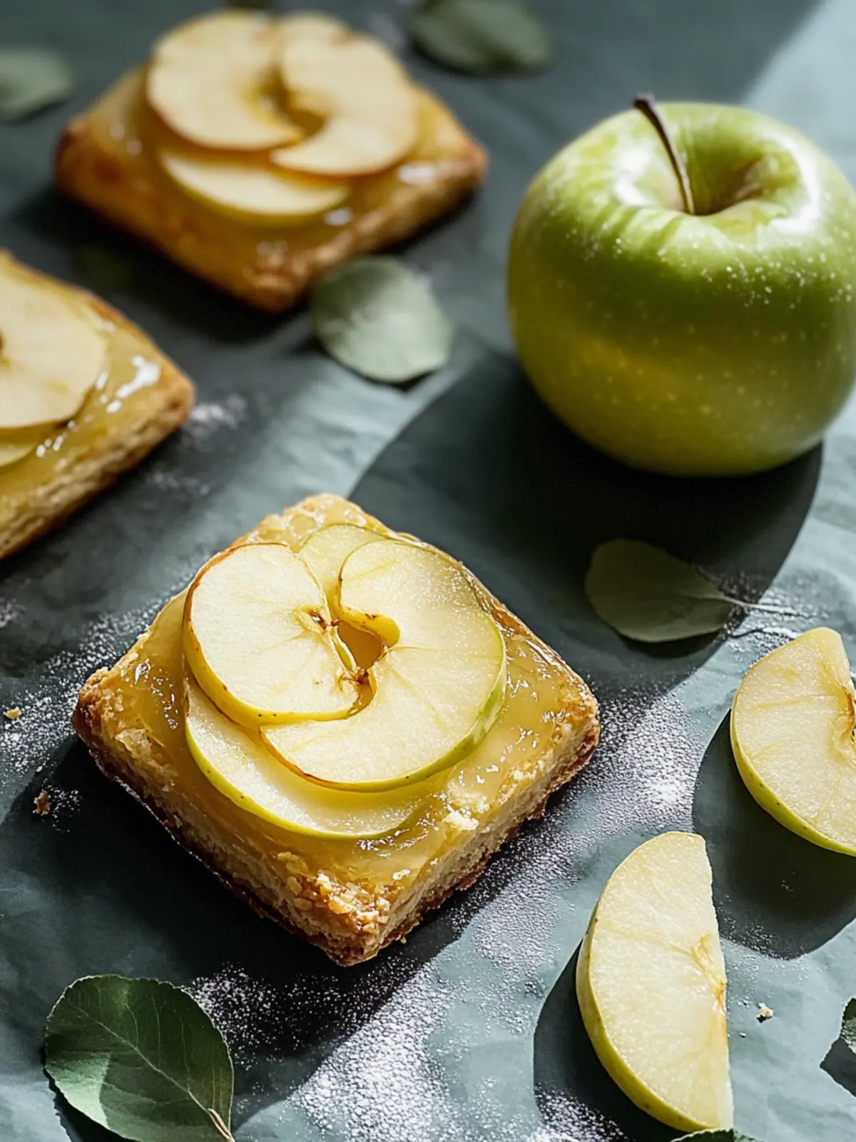 Schnelles Apfelgebäck mit Blätterteig