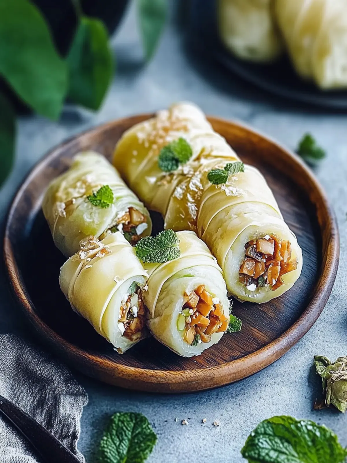 Krautwickel mit veganer Füllung