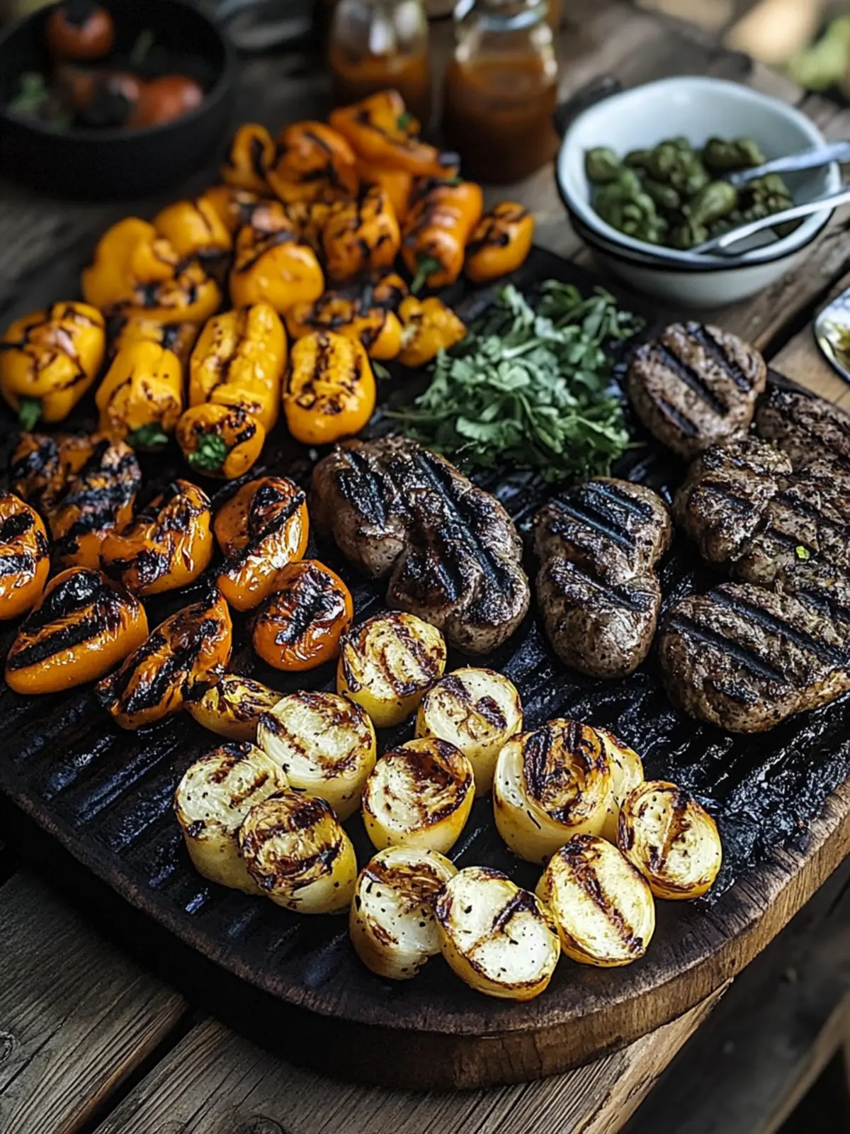 Unwiderstehliche gemischte Grillplatte