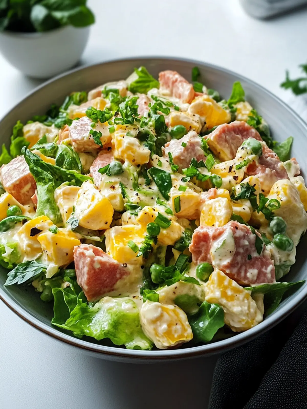 Hausgemachter Fleischsalat