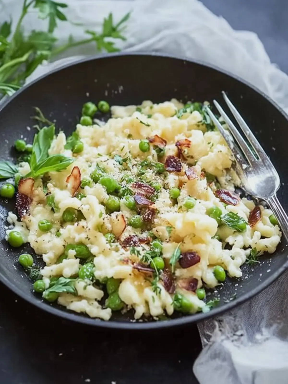 Hausgemachte Speck Spätzle