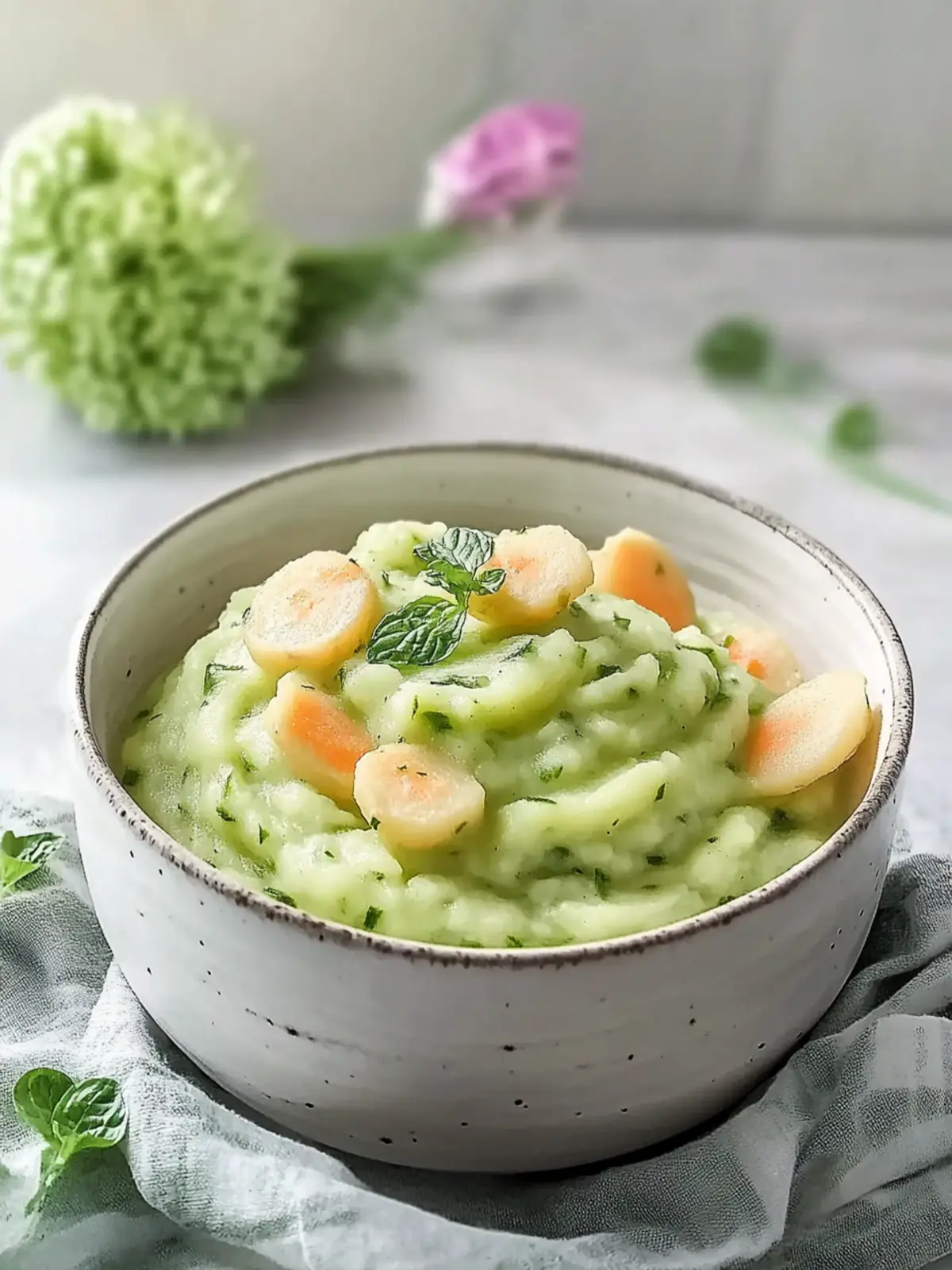 Nahrhafte Kartoffelpüree mit Gemüse