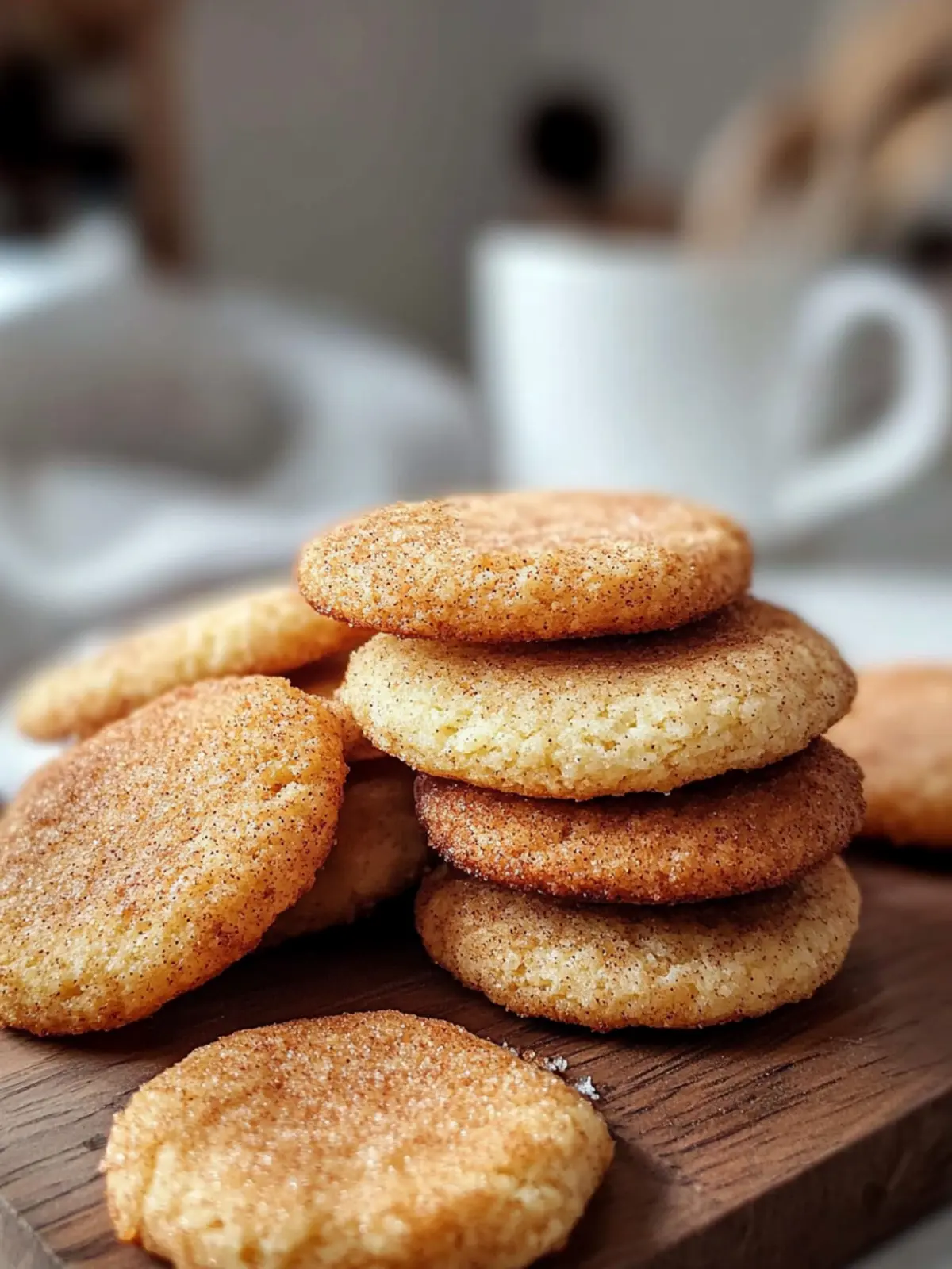 Perfekte klassische Snickerdoodle-Kekse