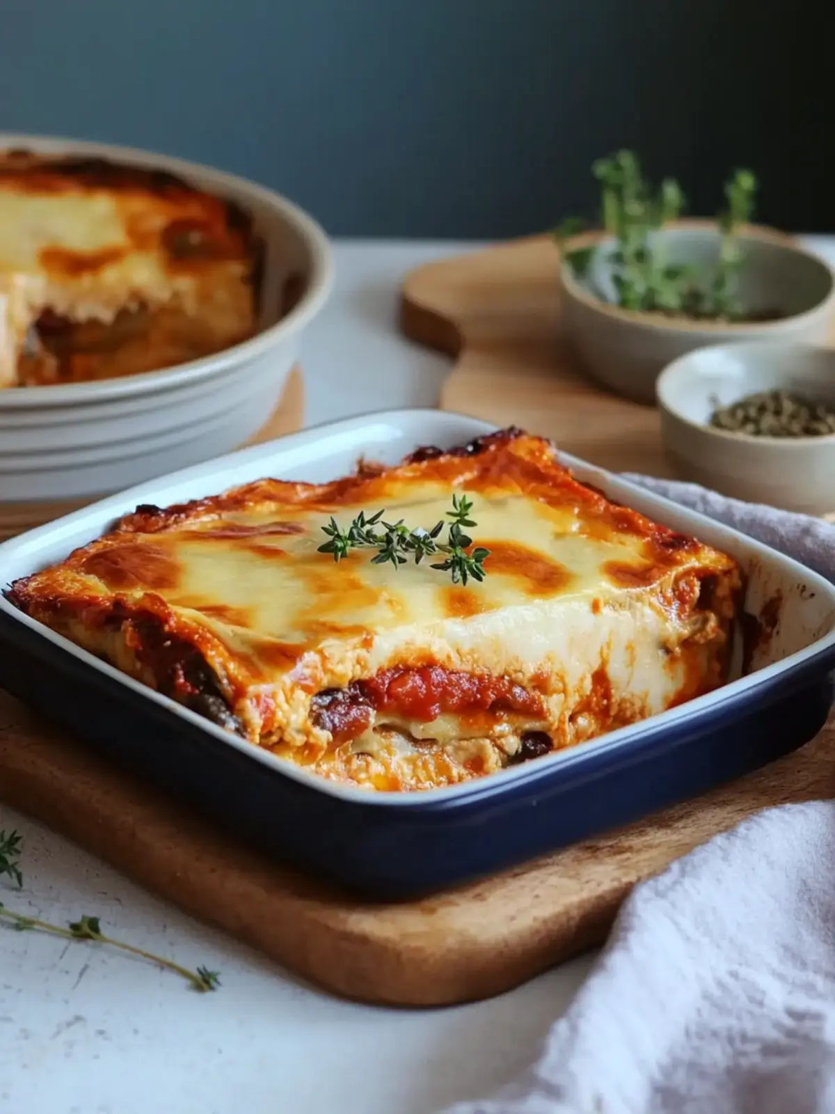 dieses vegetarische Moussaka kommt ohne hackfleisch aus