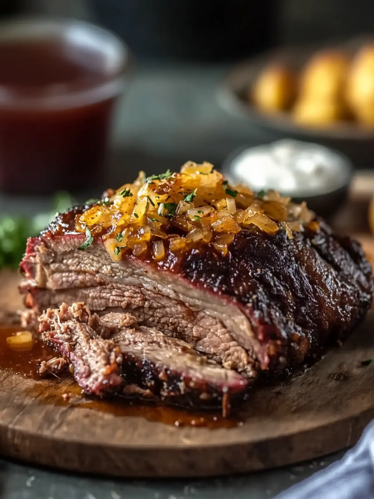 Hausgemachte Brustfleisch Ofenkartoffel