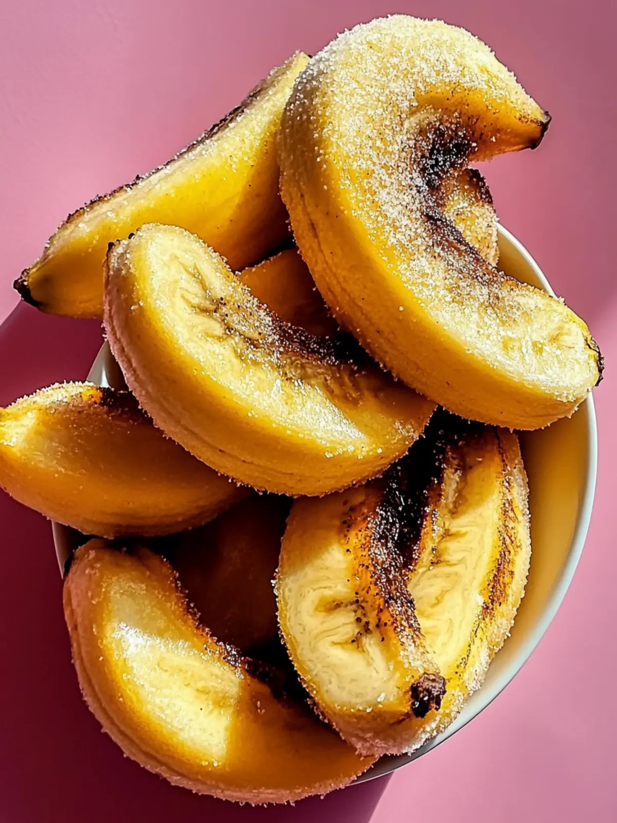 Luftgebackene Bananen