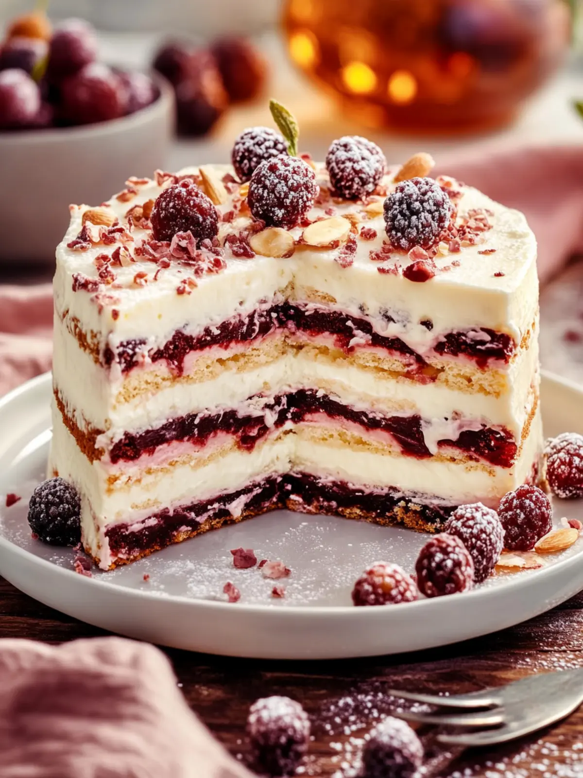 Feuchter Marmor-Layer-Kuchen