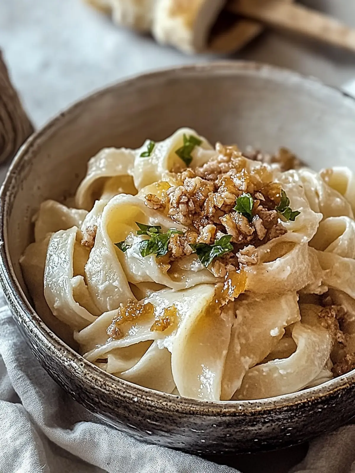 Teigtaschen-Nudelschüssel