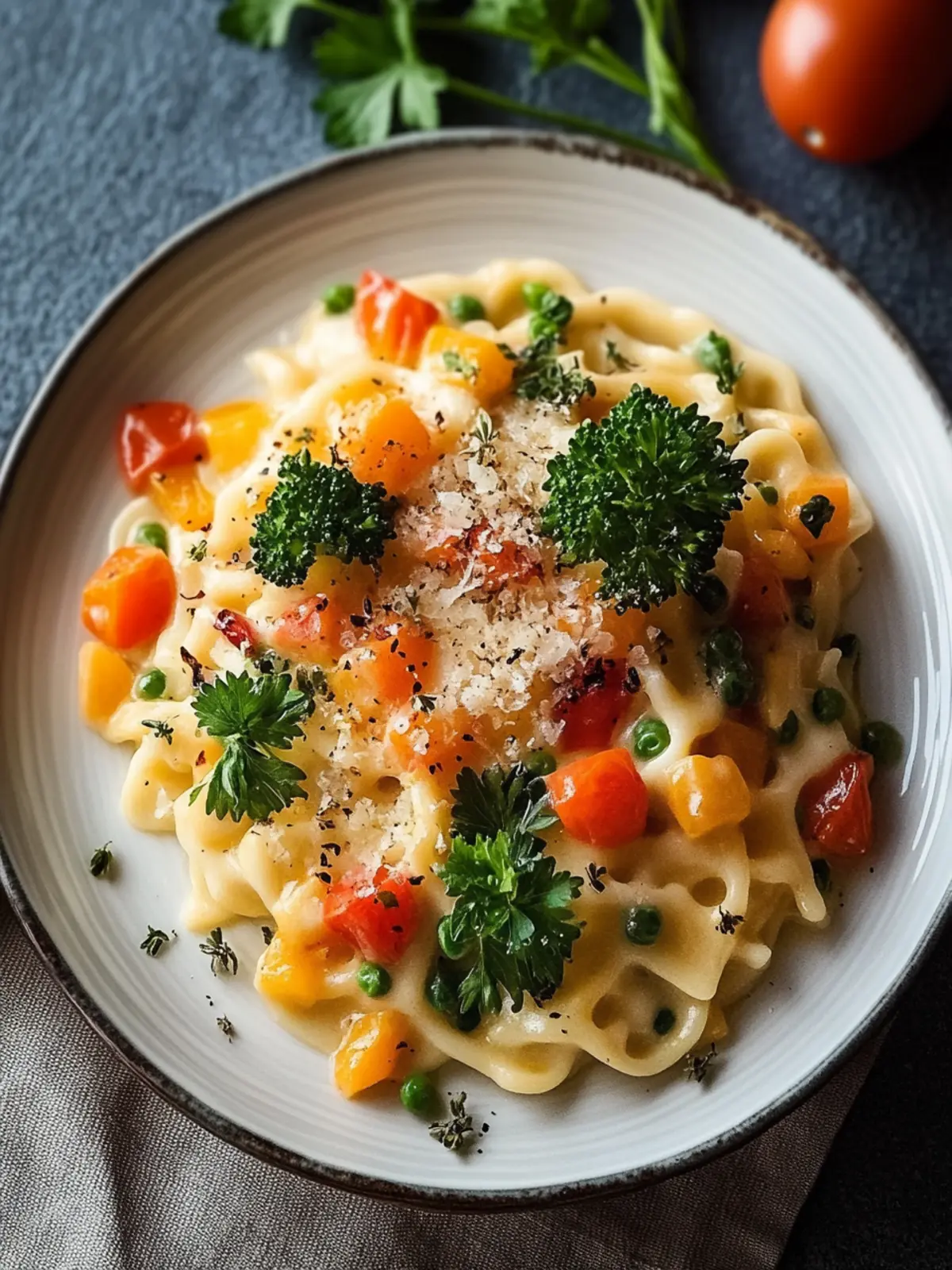 Spätzleauflauf mit Gemüse