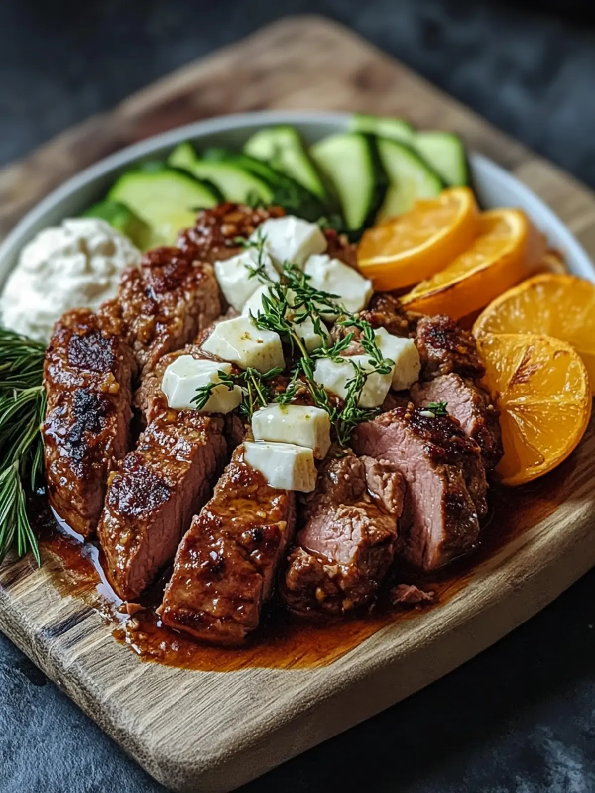 Rinderhackfleisch Hot Honey Schüssel
