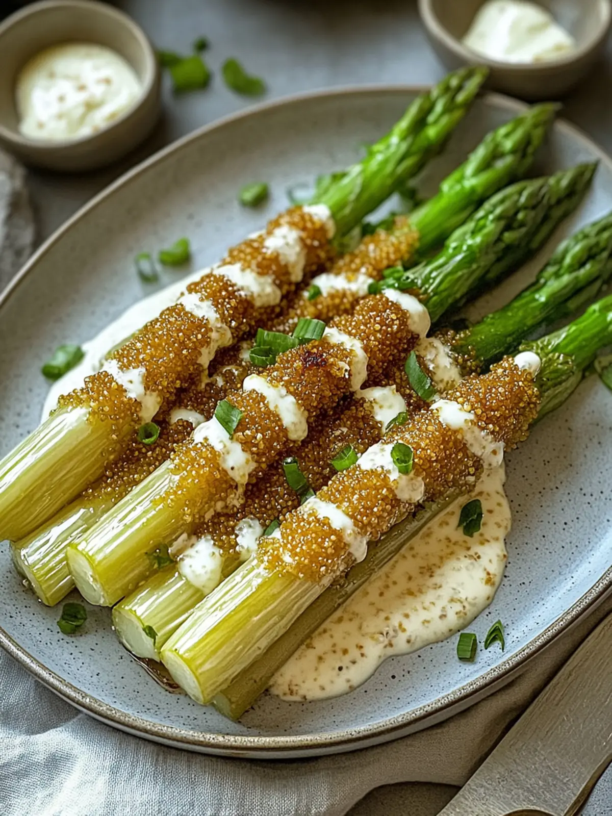 Knuspriger Spargel im Airfryer