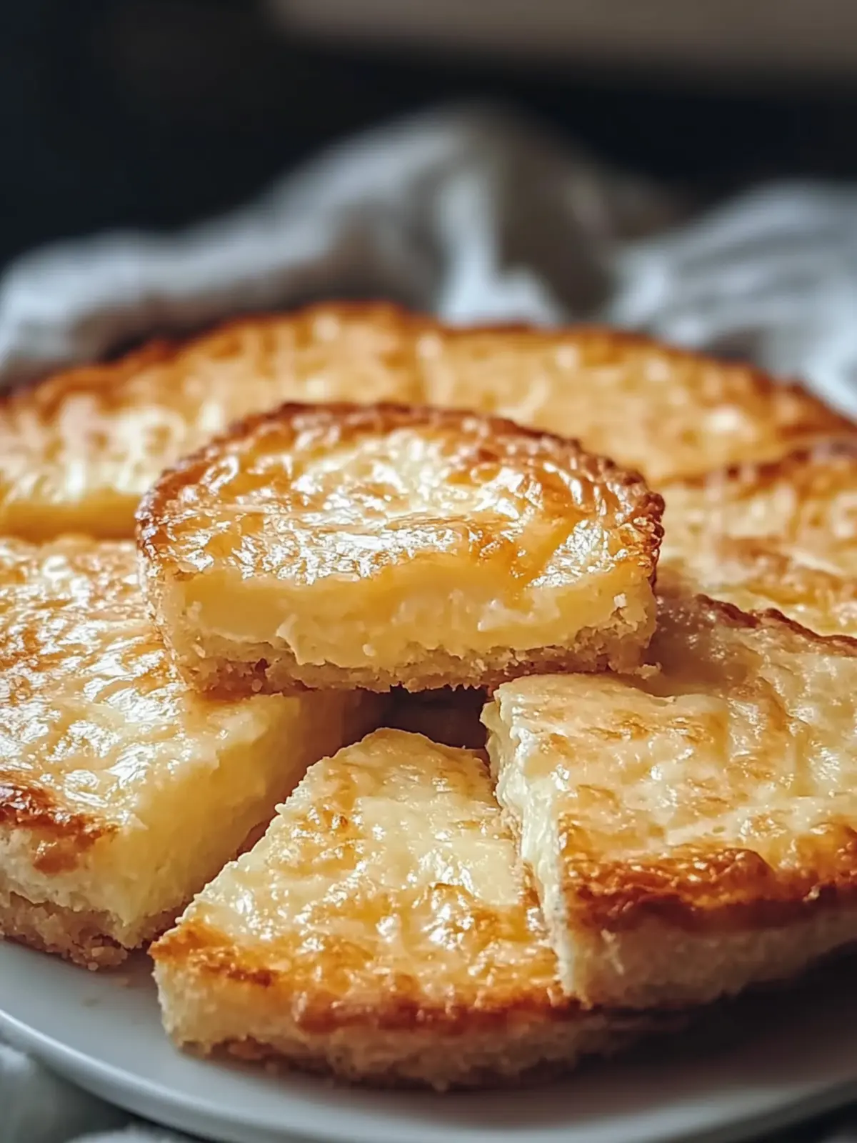 Goldener Käsekuchen