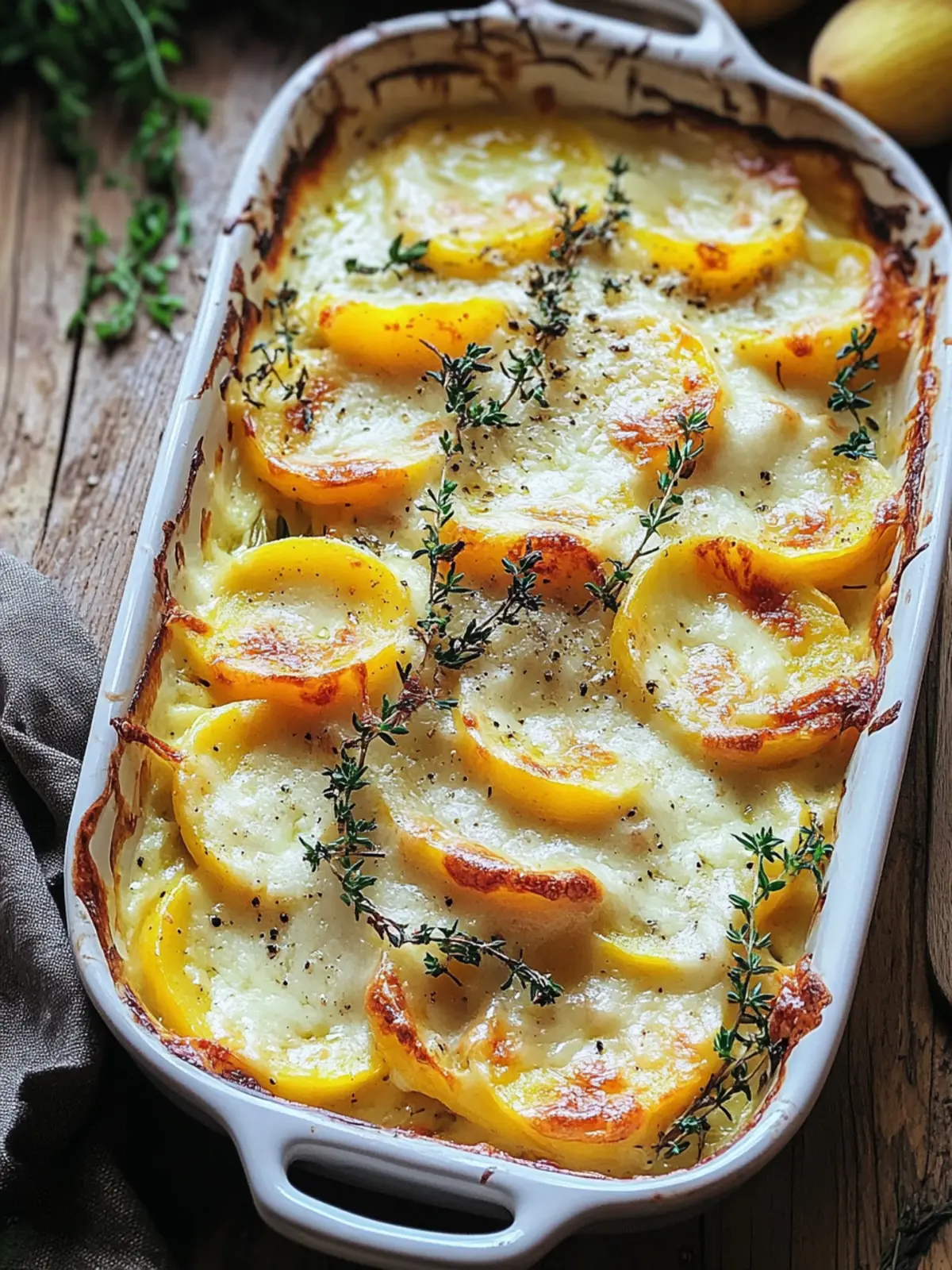 Käsige Wurzelgemüse-Gratin