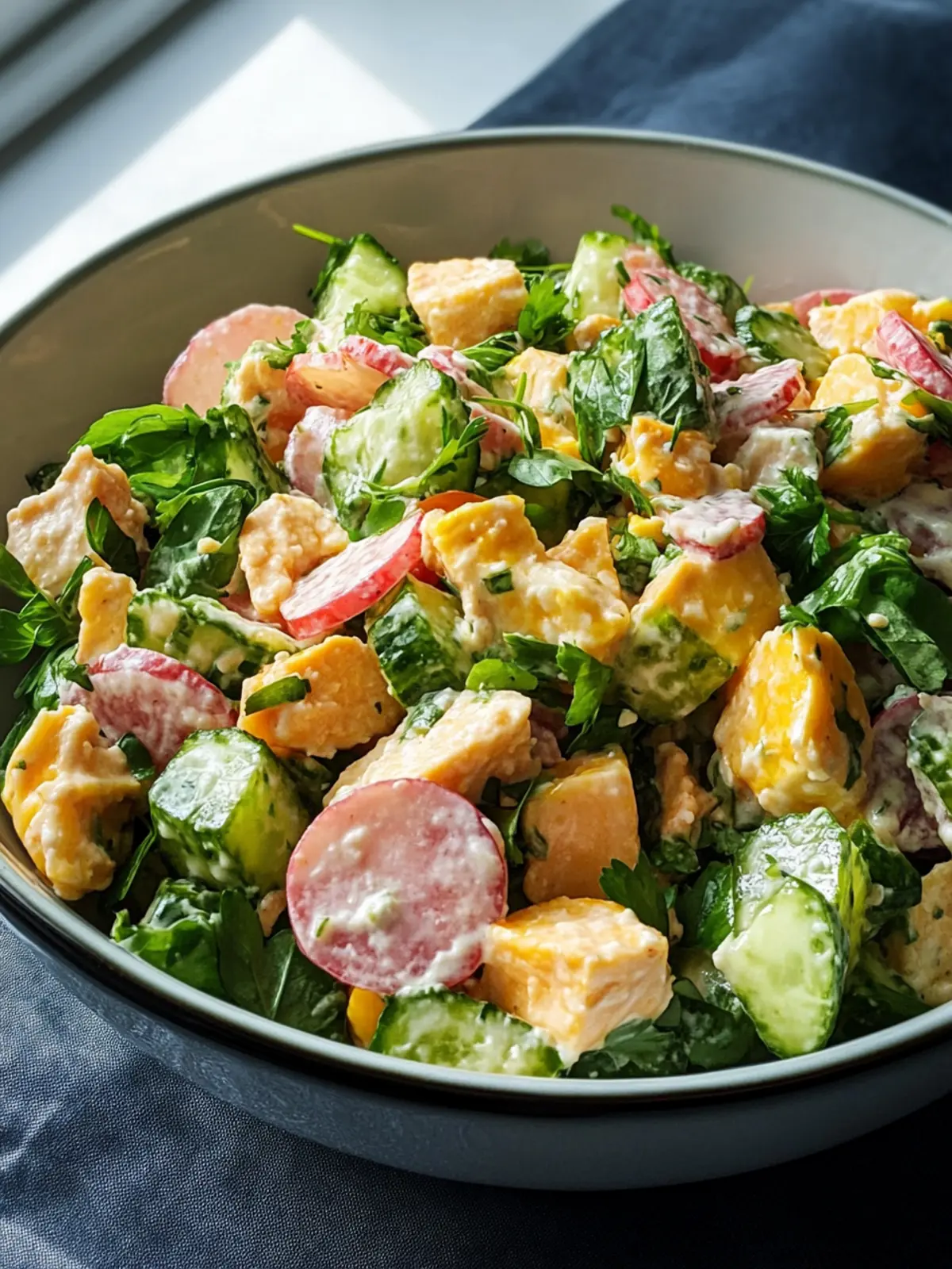 Hausgemachter Fleischsalat