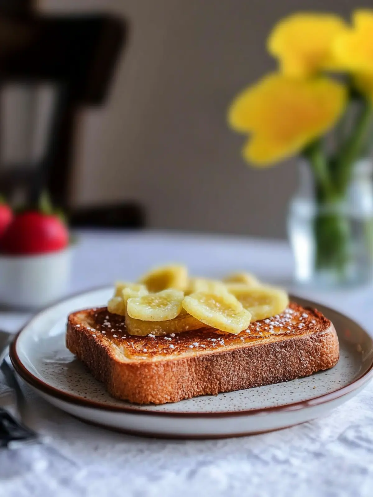 Einfache Heißluftfritteuse Zimtoast
