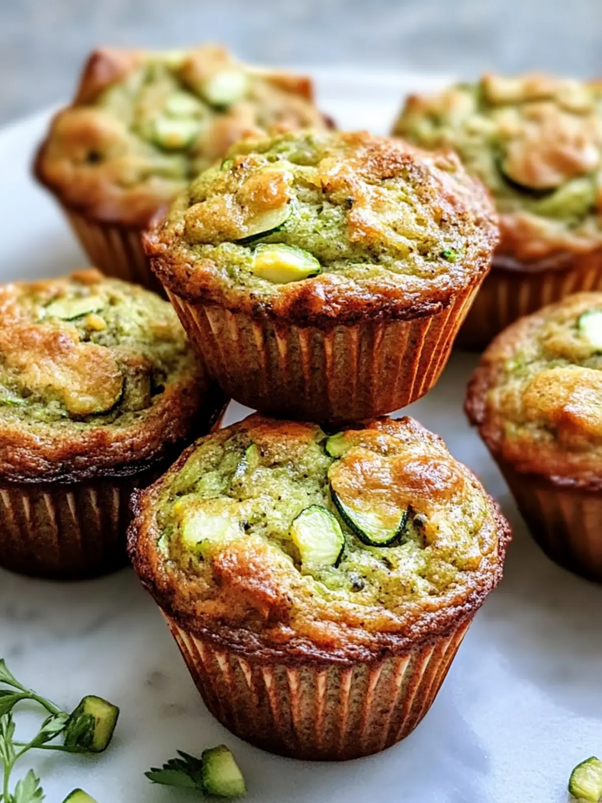 Zucchini Protein Muffins
