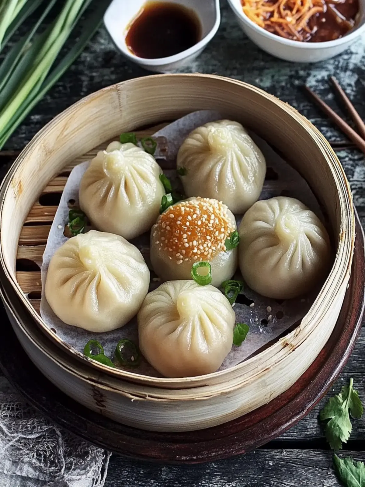 Geschmackvolle Shanghai Suppenknödel